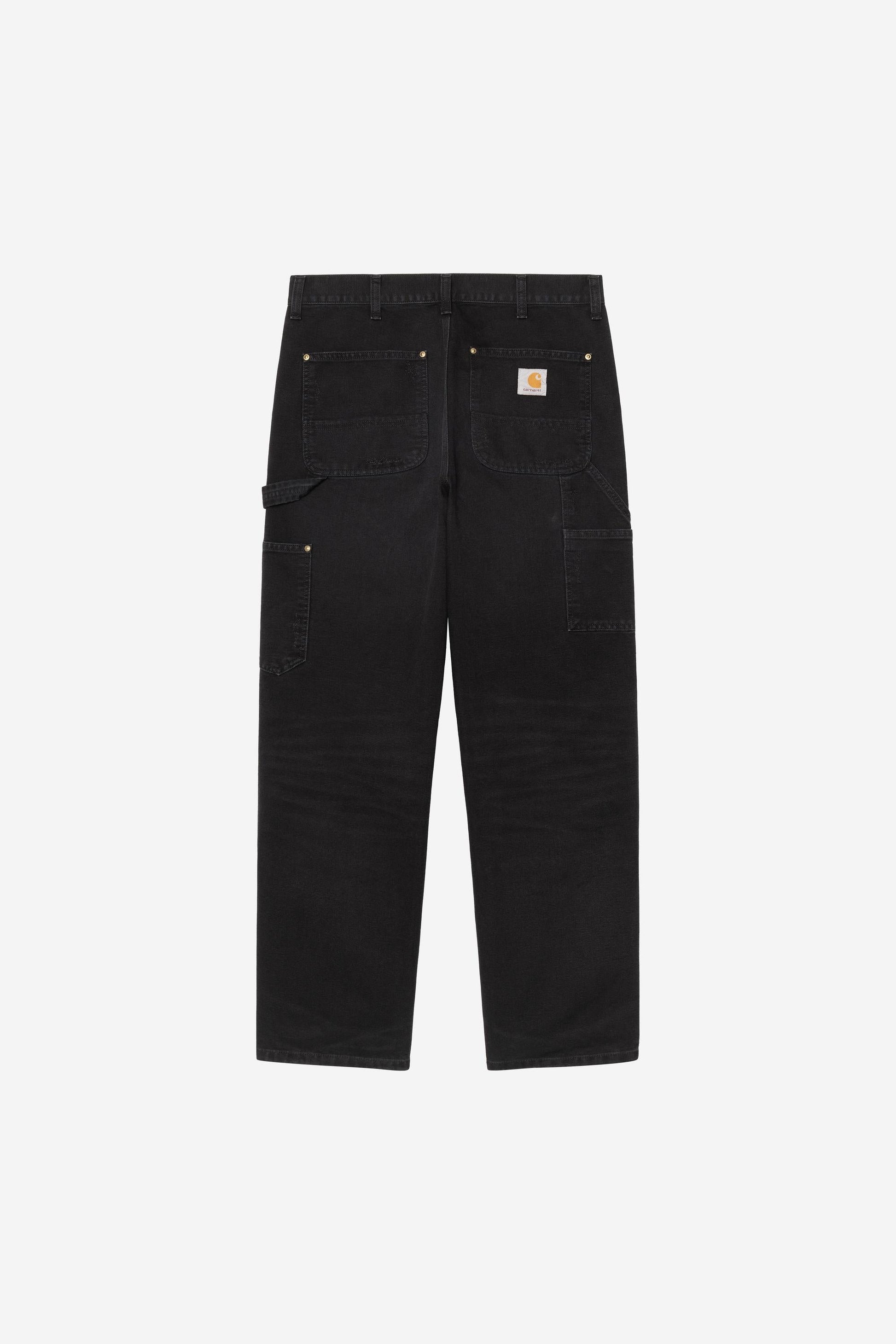 Double Knee Pant Black (Grind Wash)