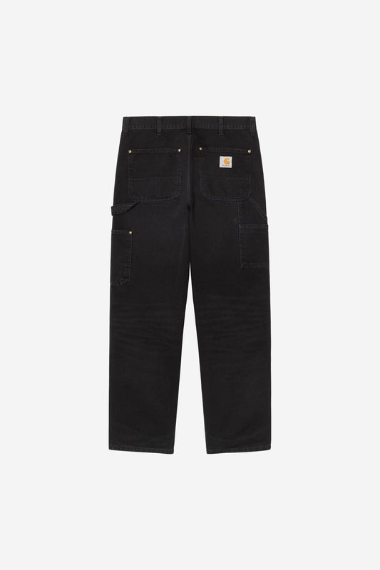 Double Knee Pant Black (Grind Wash)