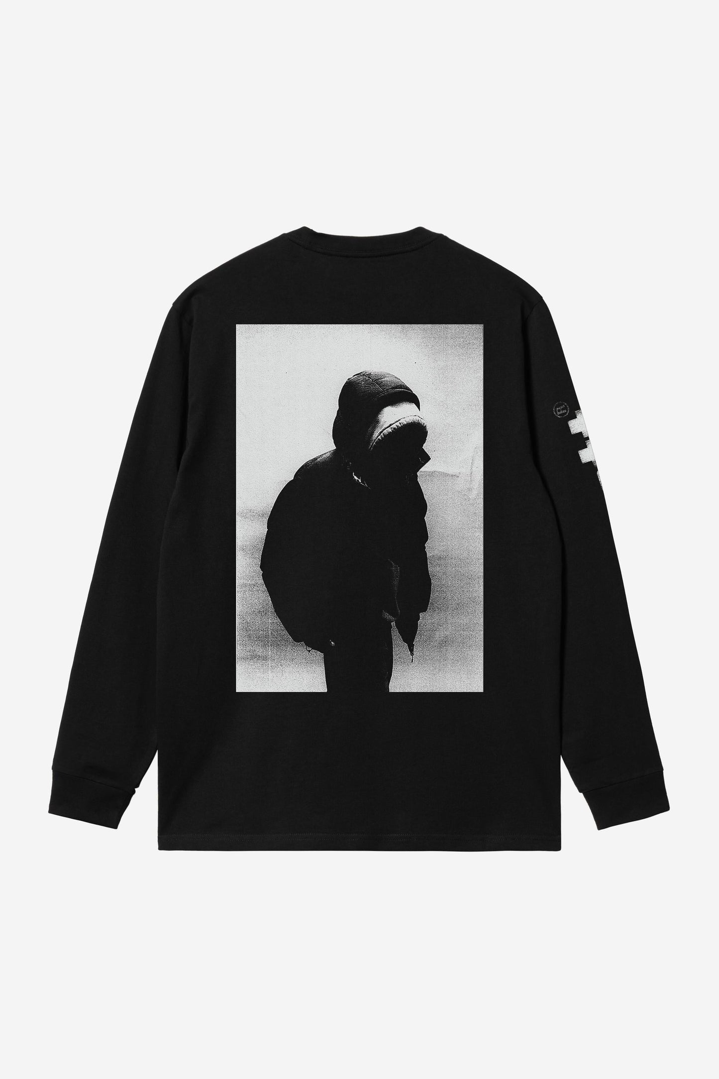 Long Sleeve Archive Script T-Shirt Black