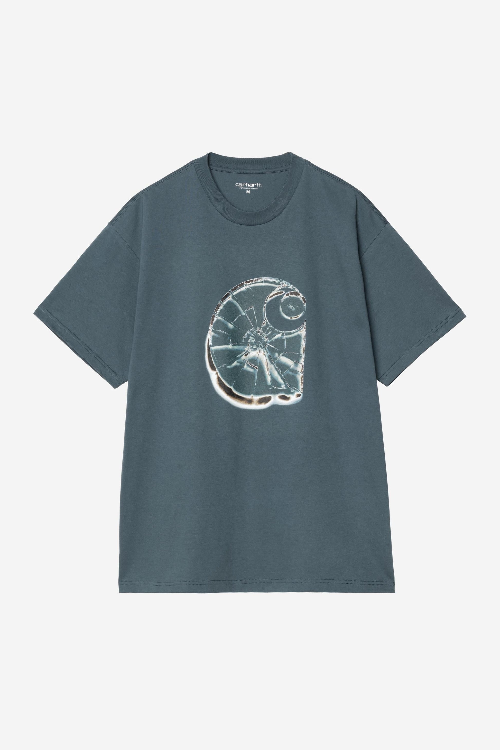 Shattered T-Shirt Office Blue