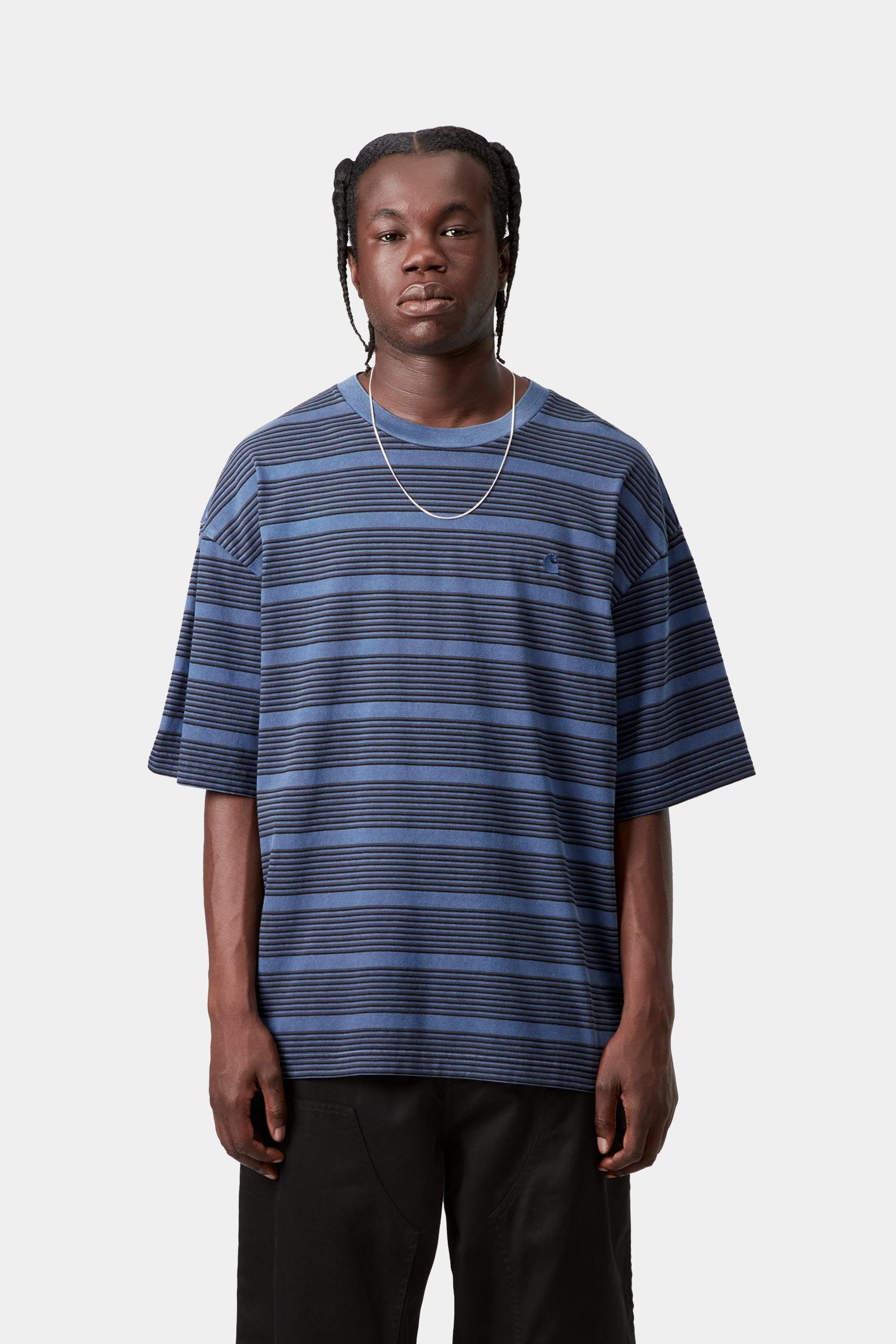 Hanson Stripe T-Shirt Jupiter (Garment Dyed)