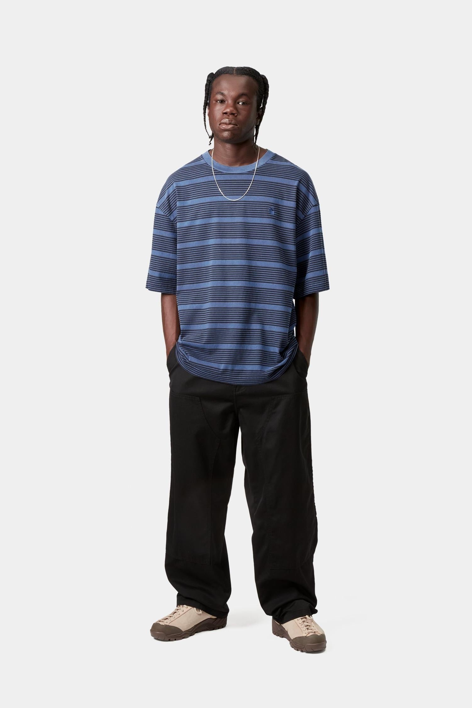 Hanson Stripe T-Shirt Jupiter (Garment Dyed)
