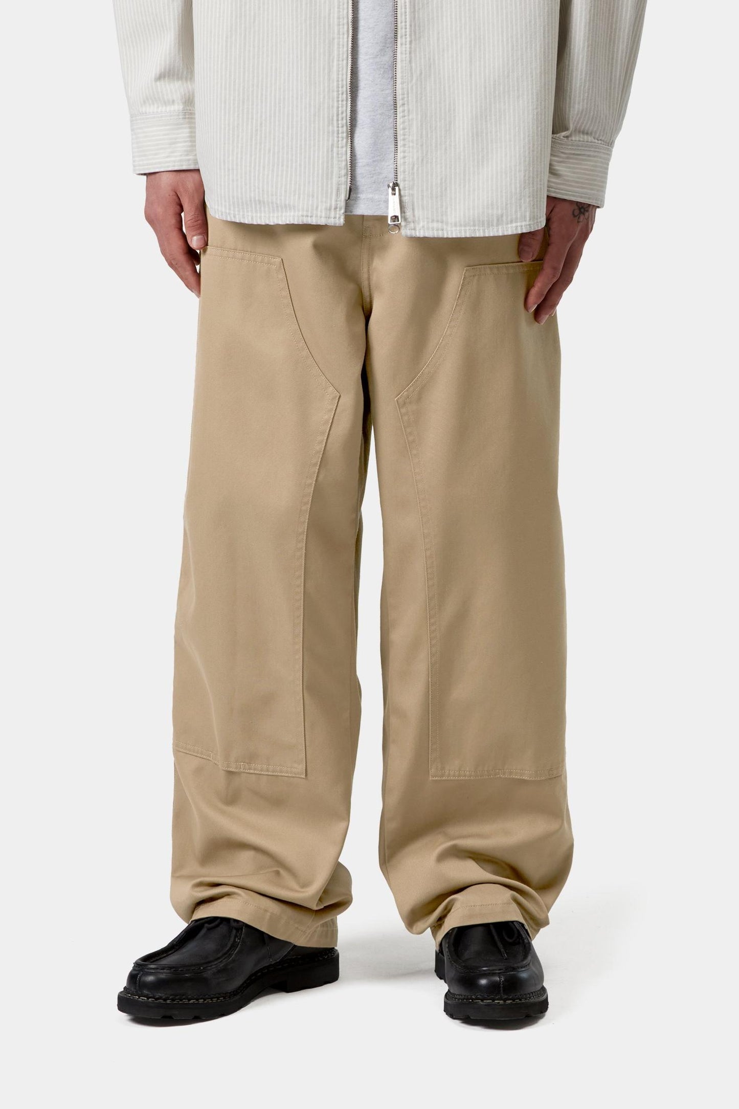 Brady Double Knee Chino Pant Leather