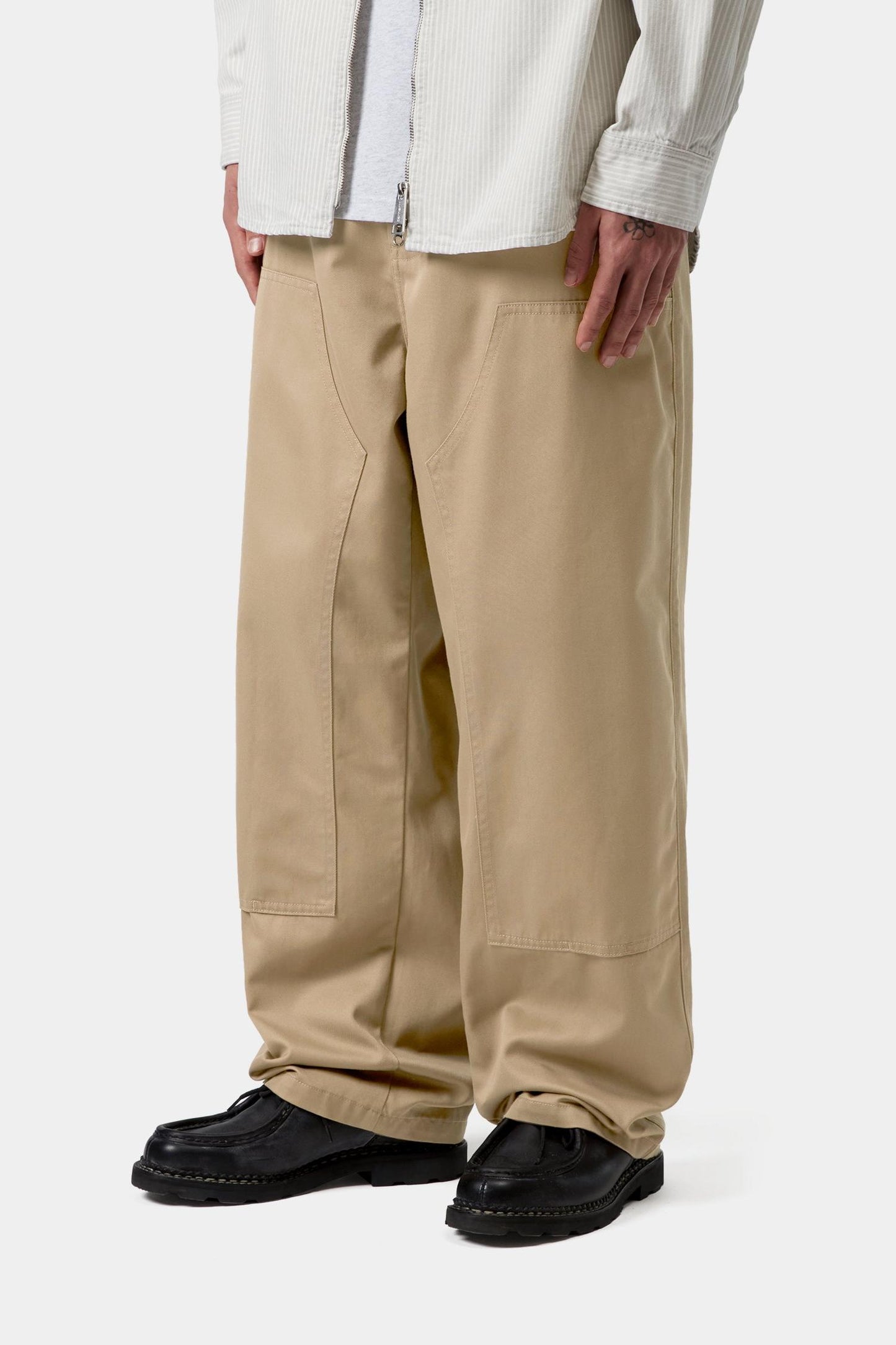 Brady Double Knee Chino Pant Leather