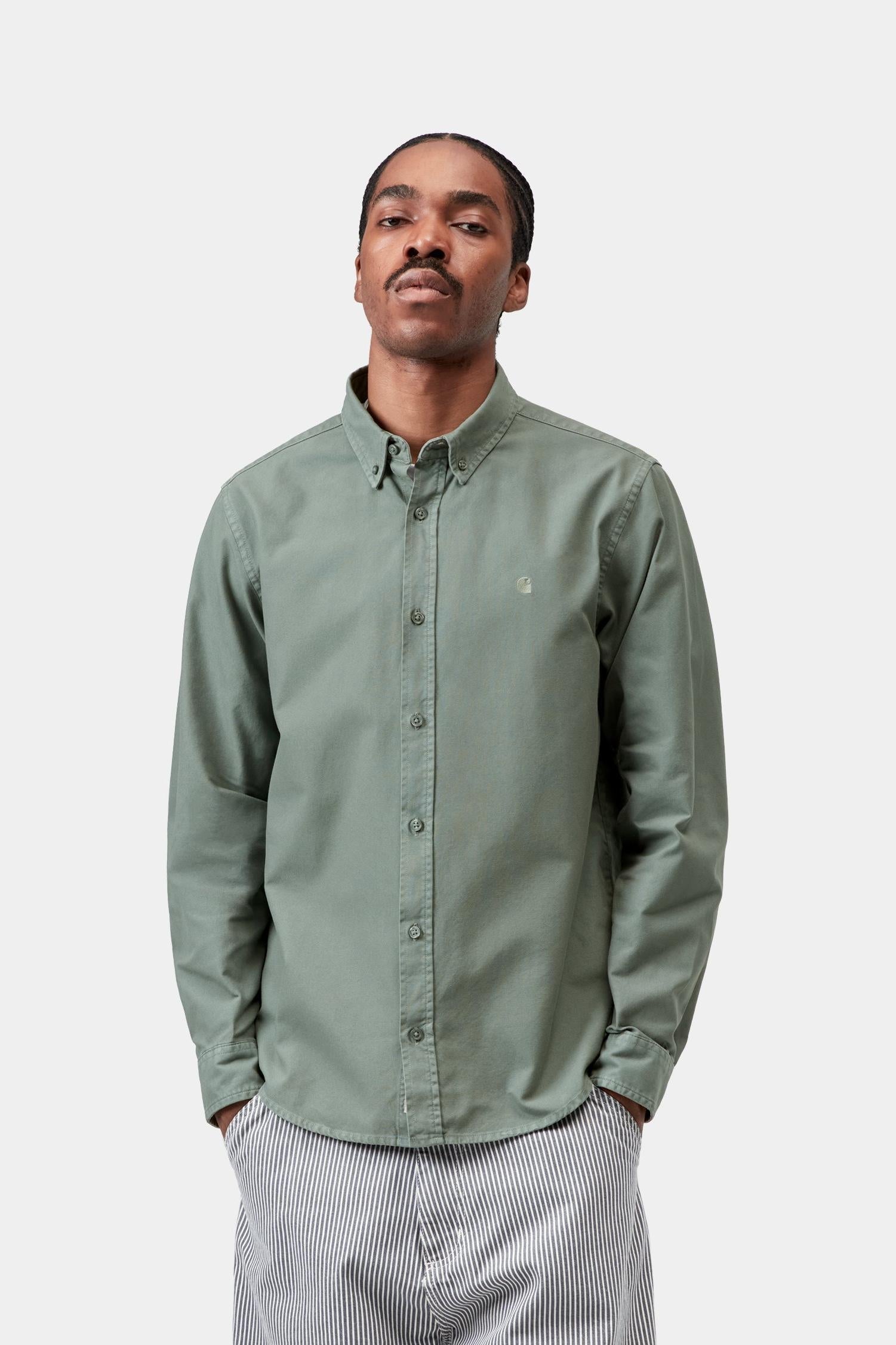 Bolton Shirt Velvet Green
