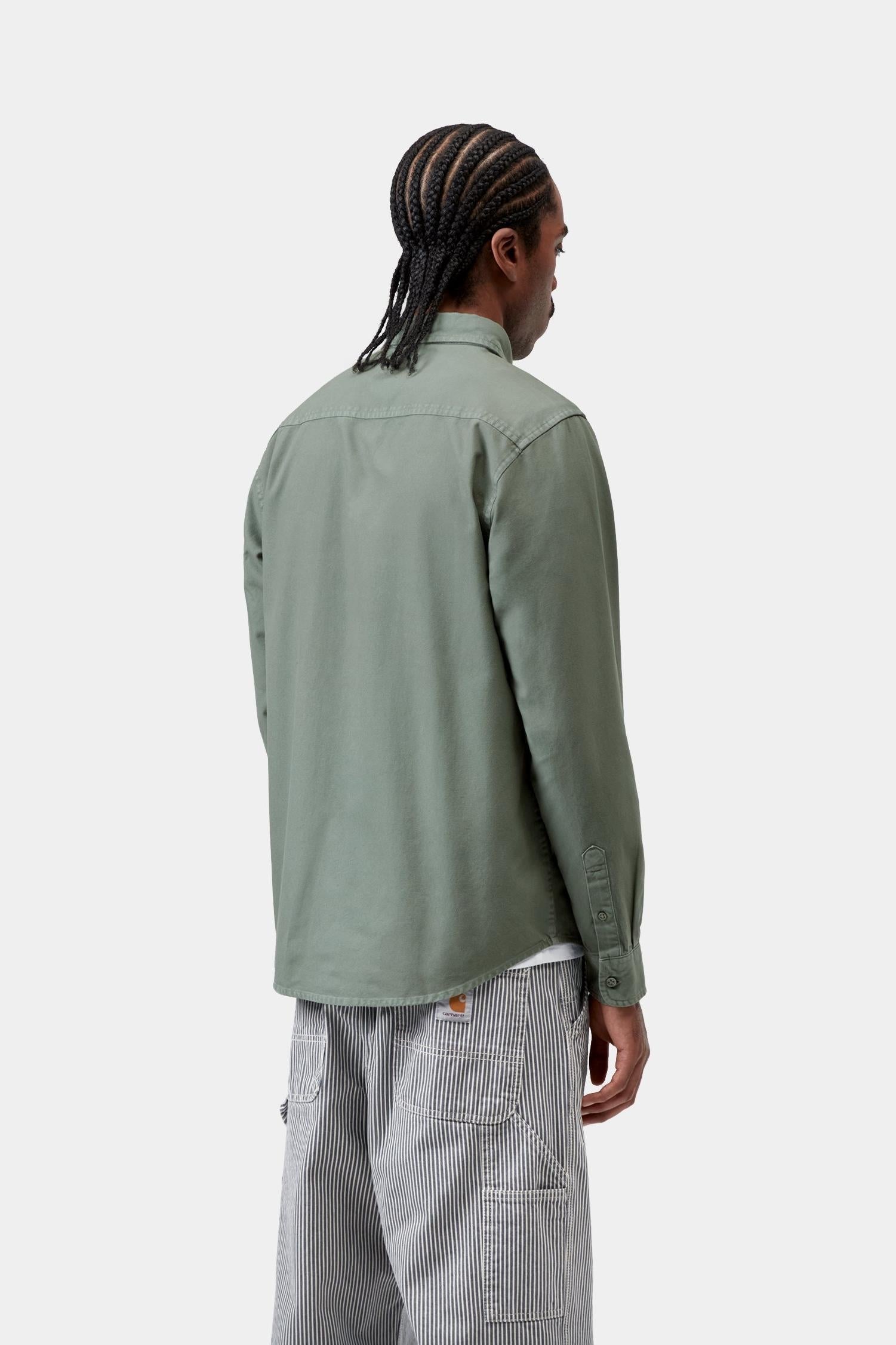 Bolton Shirt Velvet Green