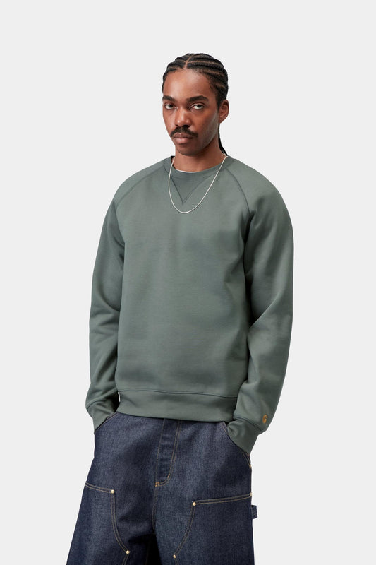 Chase Sweatshirt Velvet Green