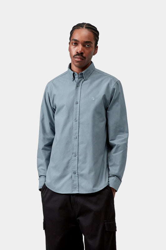 Bolton Shirt Velvet Blue