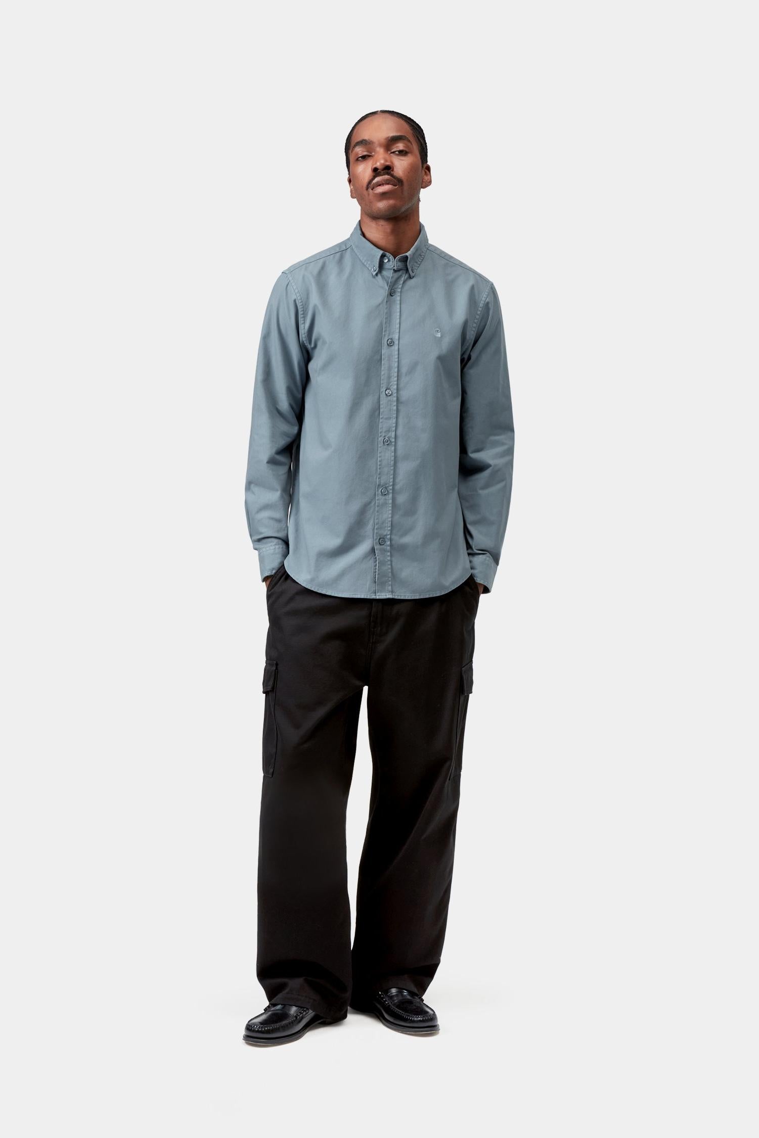 Bolton Shirt Velvet Blue