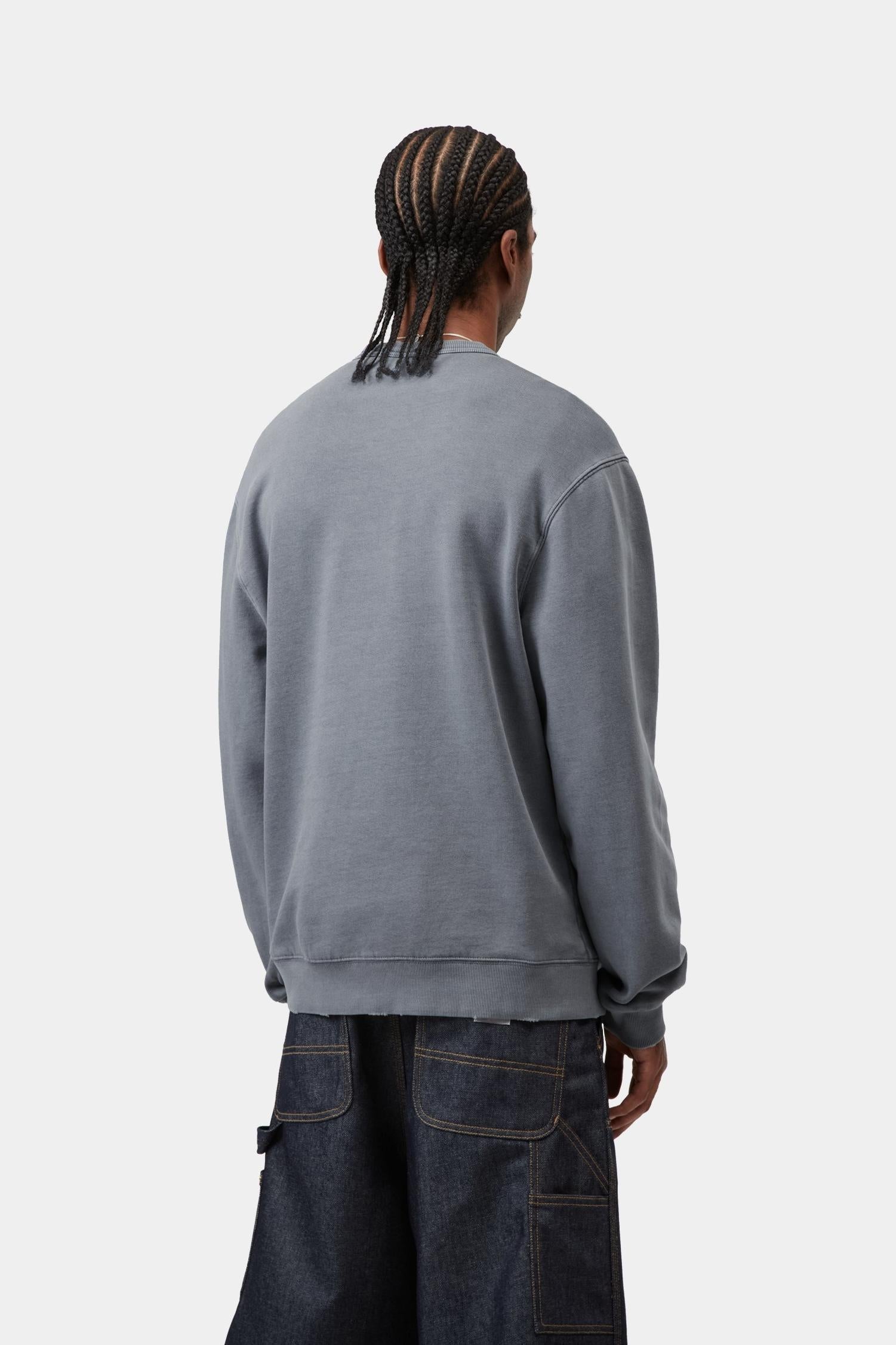 Torion Sweatshirt Office Blue (Grind Wash)