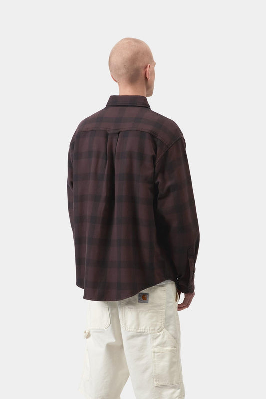 Edmands Check Shirt Natural / Palisander