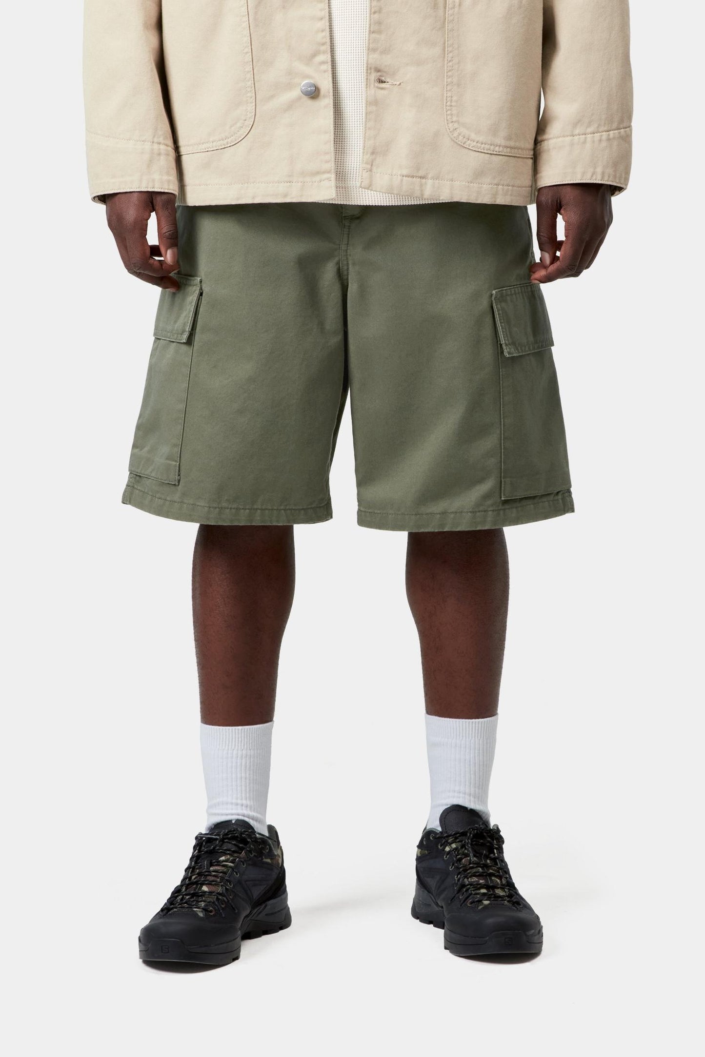 Kade Cargo Short Leaf (Stone Washed)