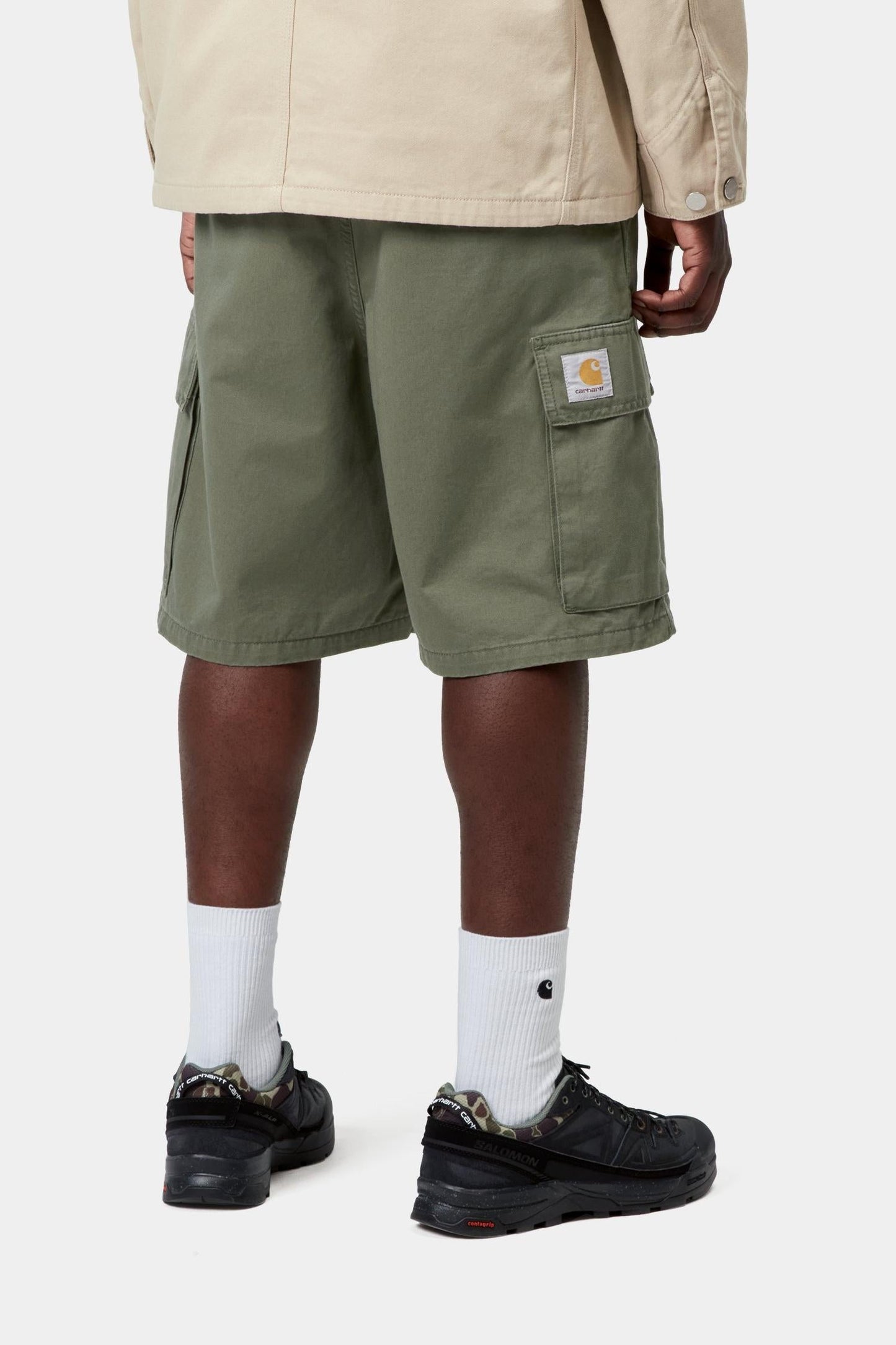 Kade Cargo Short Leaf (Stone Washed)