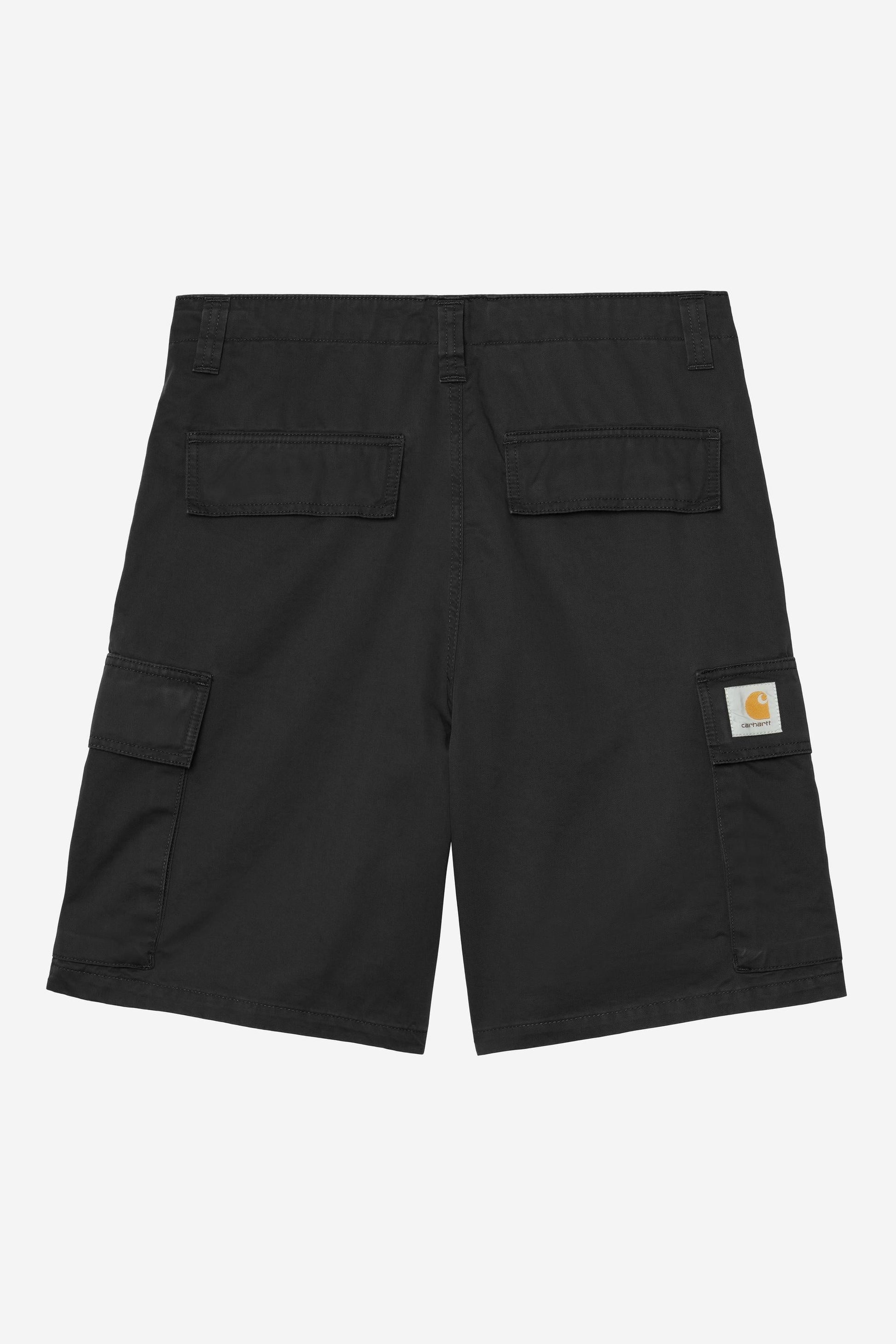 Kade Cargo Short Black (Stone Washed)