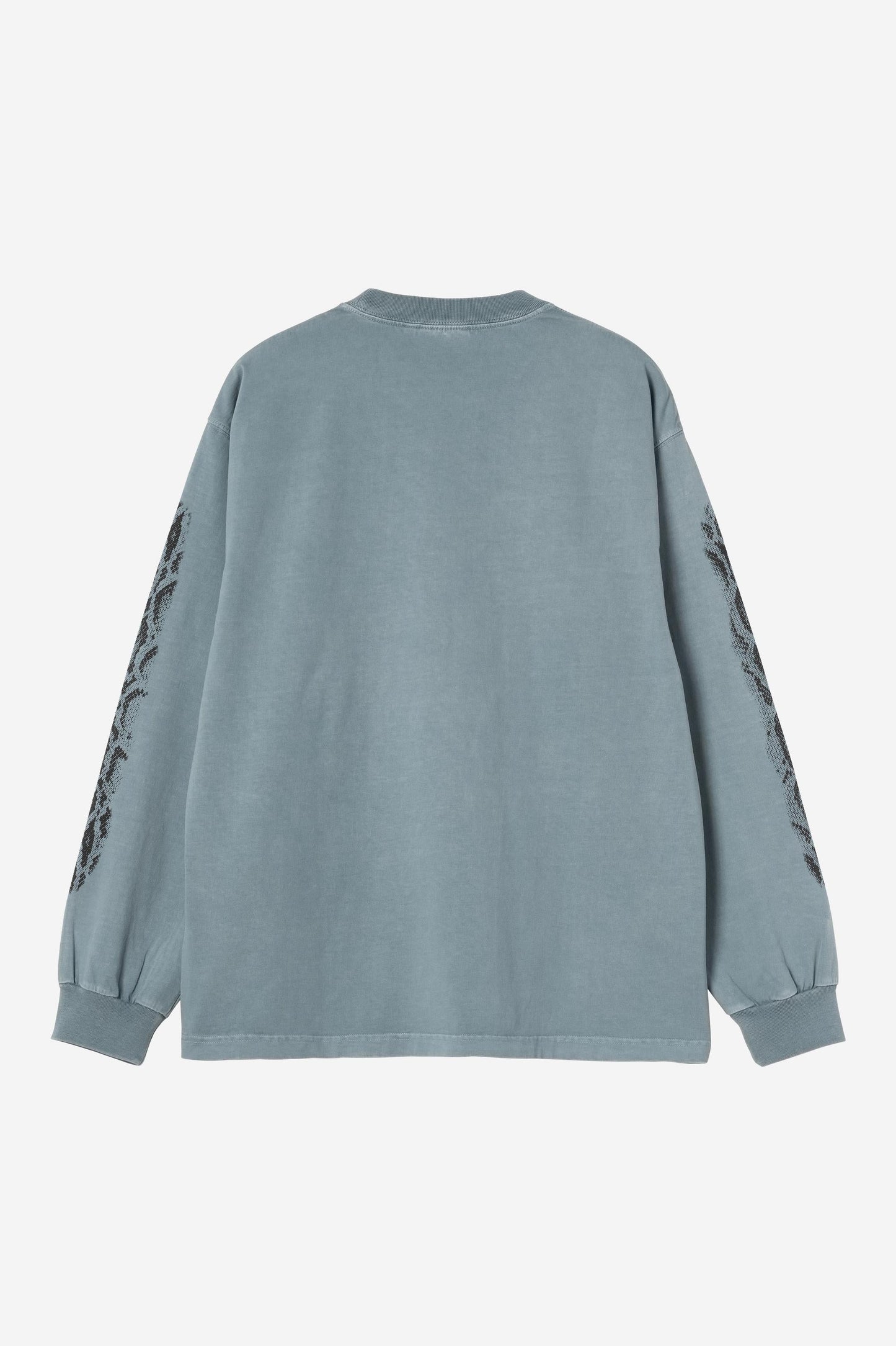 Long Sleeve Camo Snake T-Shirt Velvet Blue (Garment Dyed)