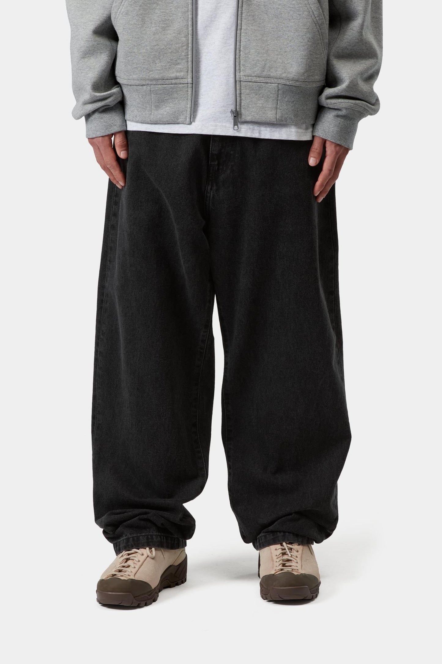 Landon Pant Black (Stone Washed)