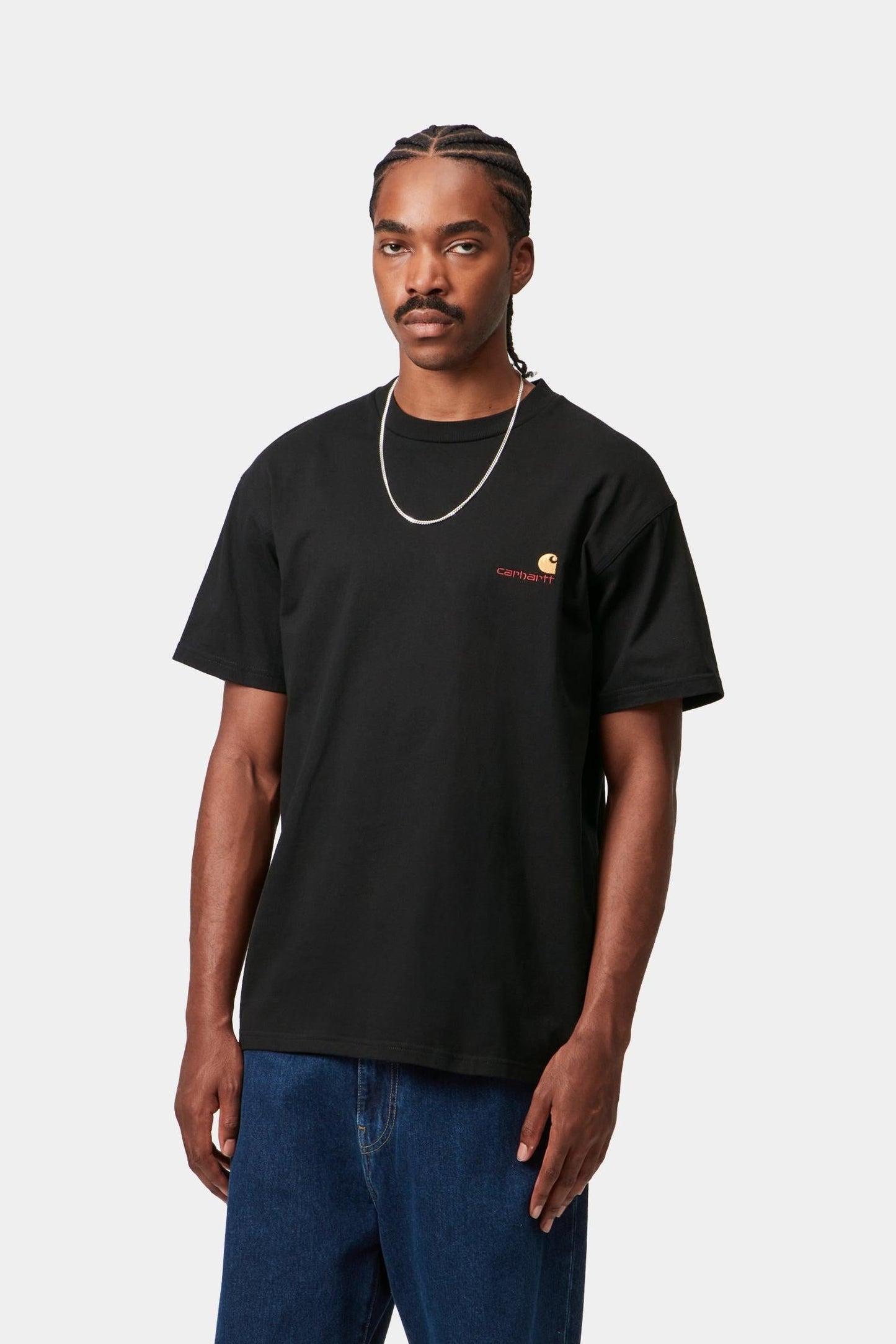 American Script T-Shirt Black