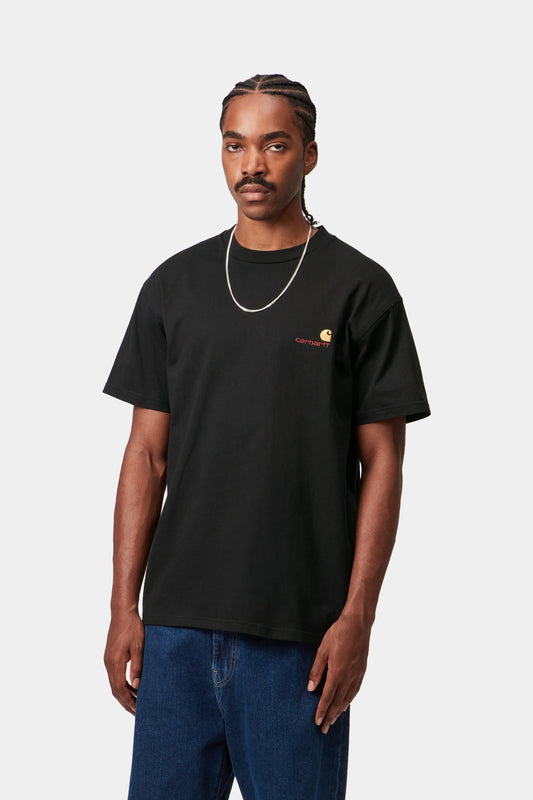 American Script T-Shirt Black