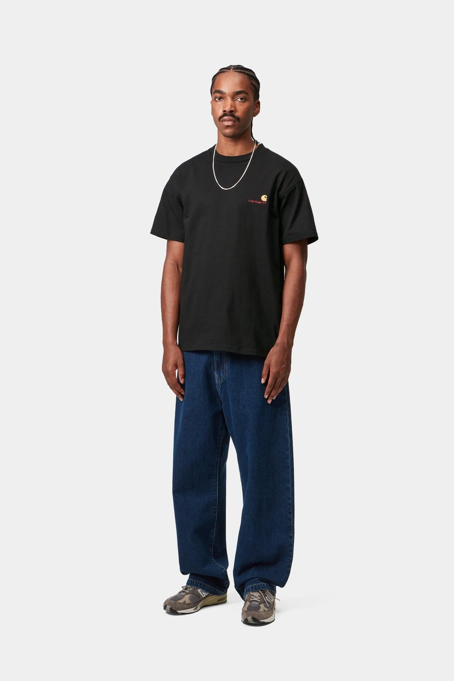 American Script T-Shirt Black