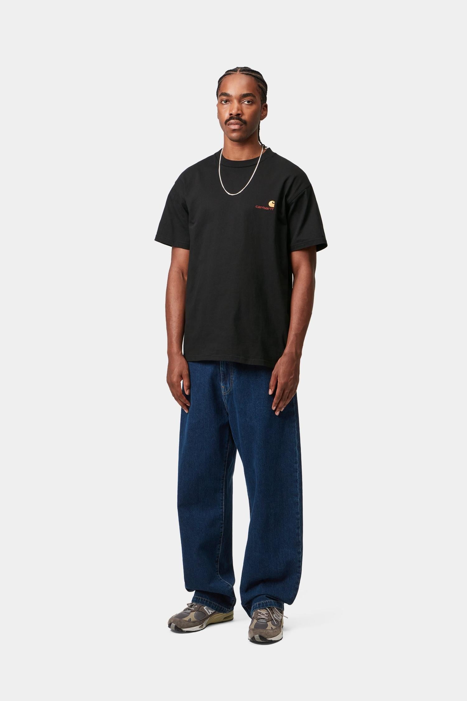 American Script T-Shirt Black