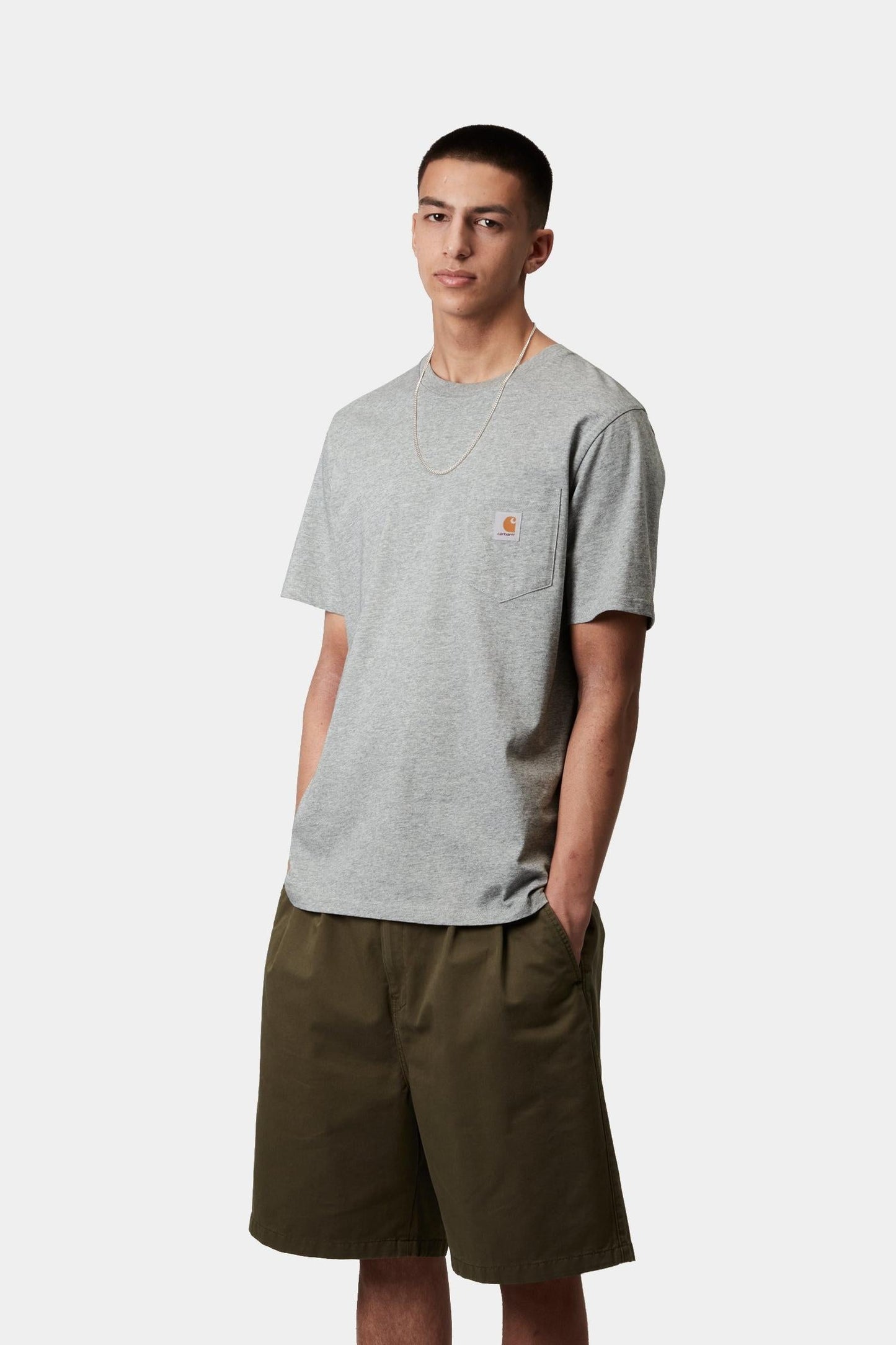 Pocket T-Shirt Grey Heather