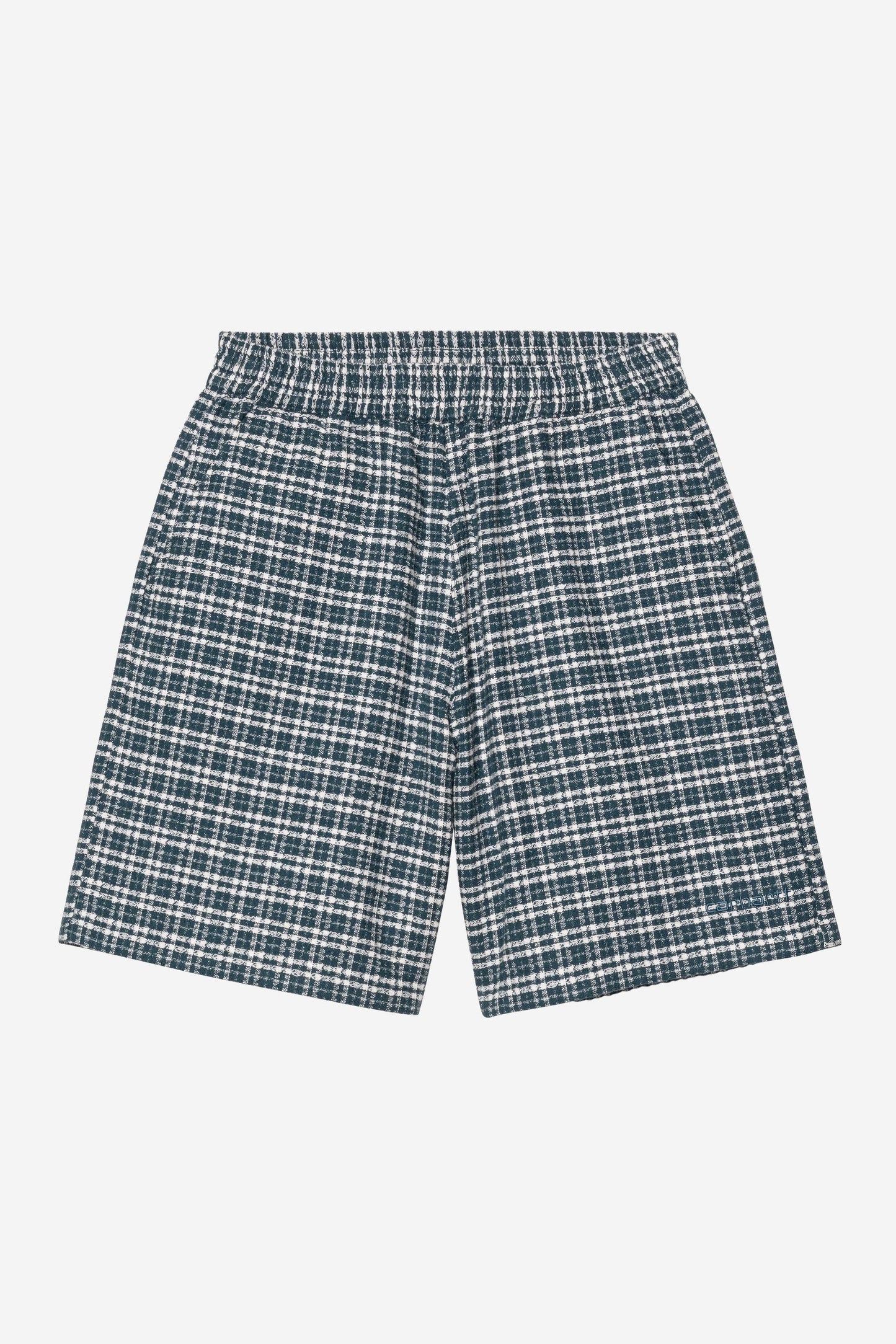 Kander Check Short Blue River