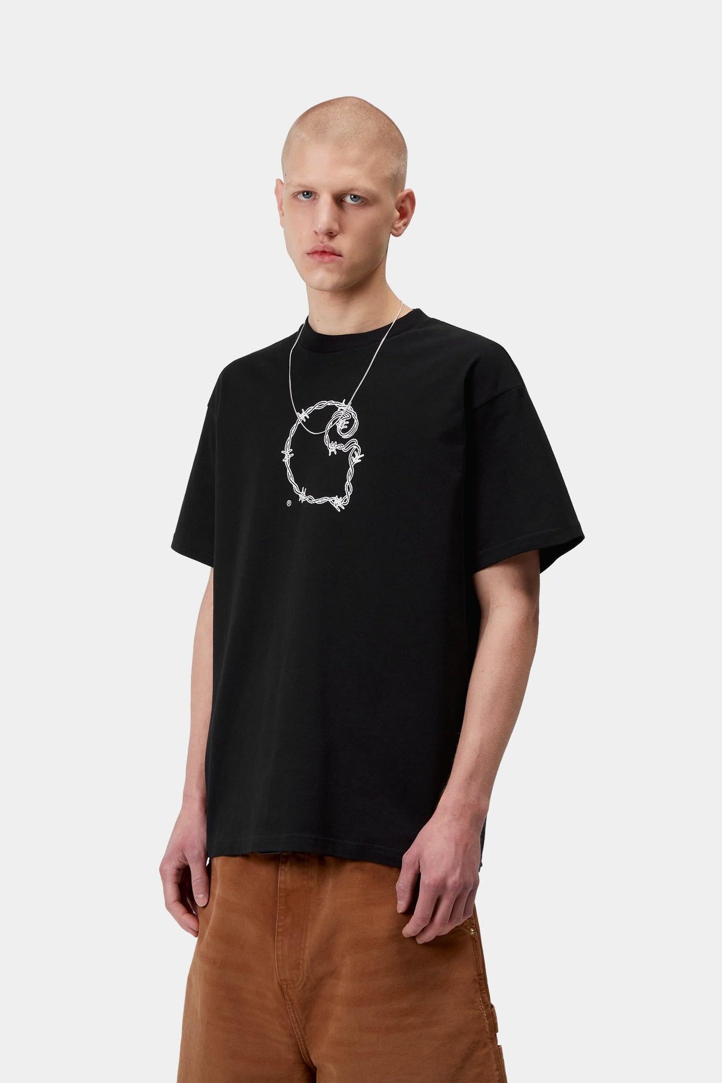 Barbwire C T-Shirt Black