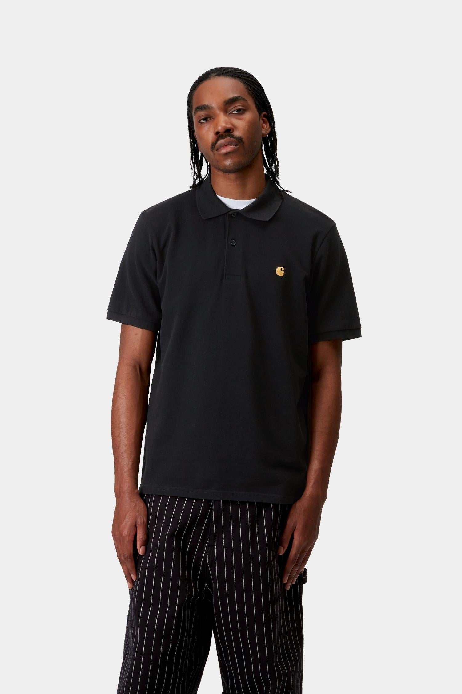 Chase Pique Polo Black