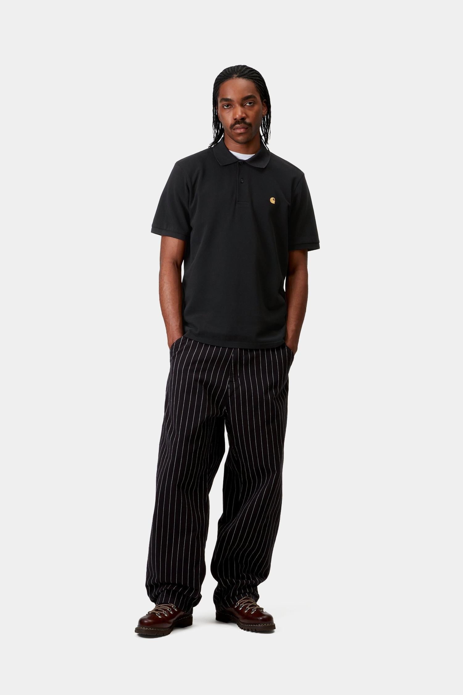 Chase Pique Polo Black