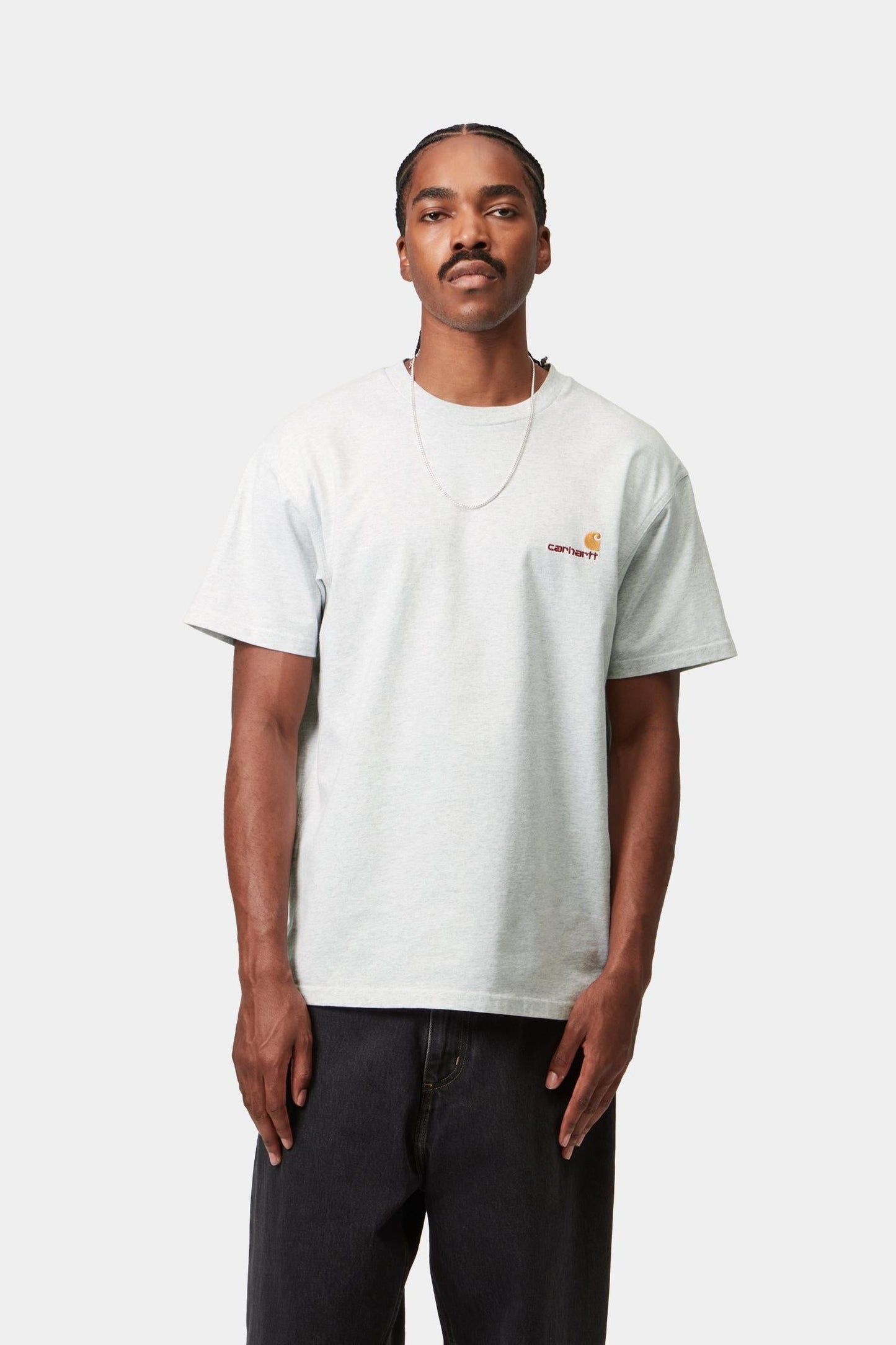 American Script T-Shirt Ash Heather