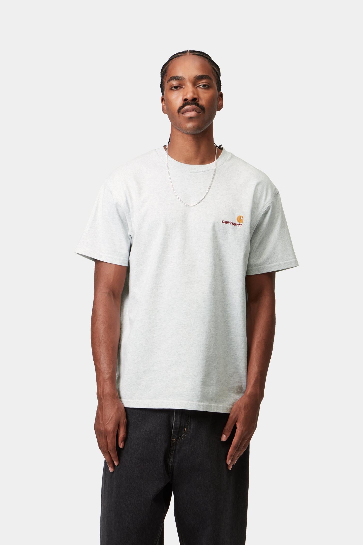 American Script T-Shirt Ash Heather