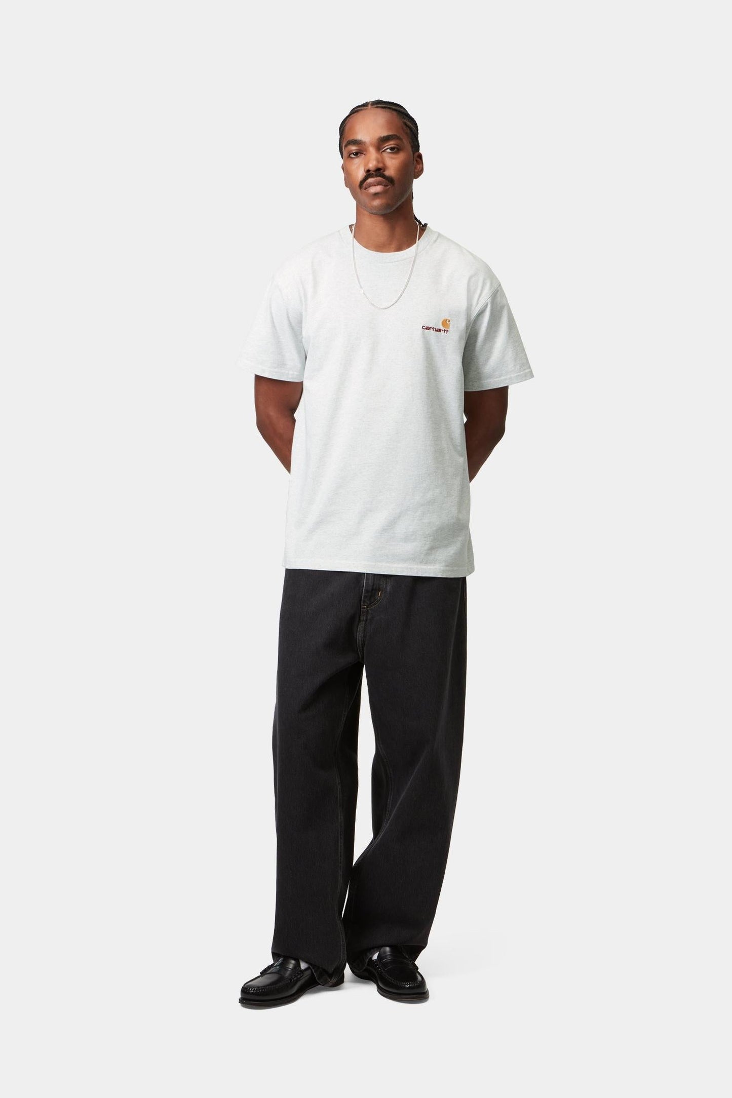 American Script T-Shirt Ash Heather