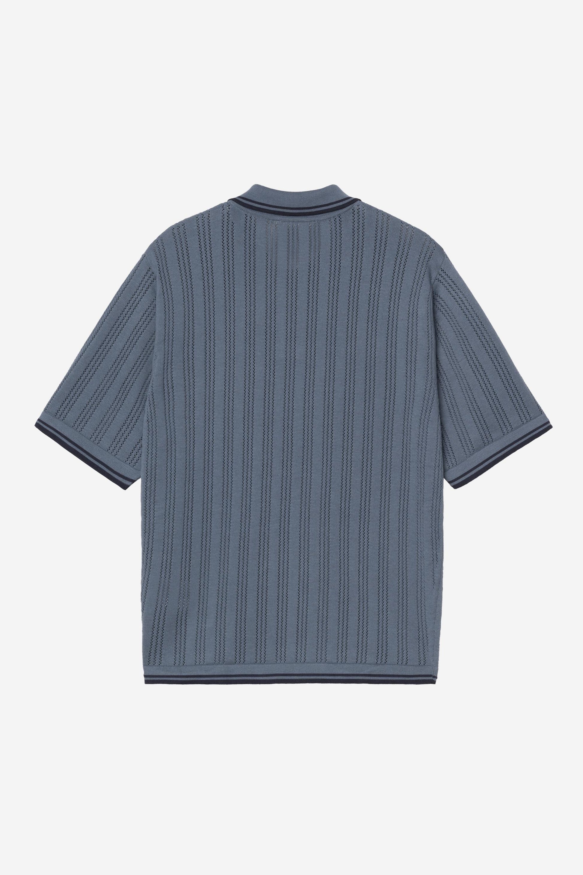 Short Sleeve Ramsey Polo Velvet Blue / Deep Night