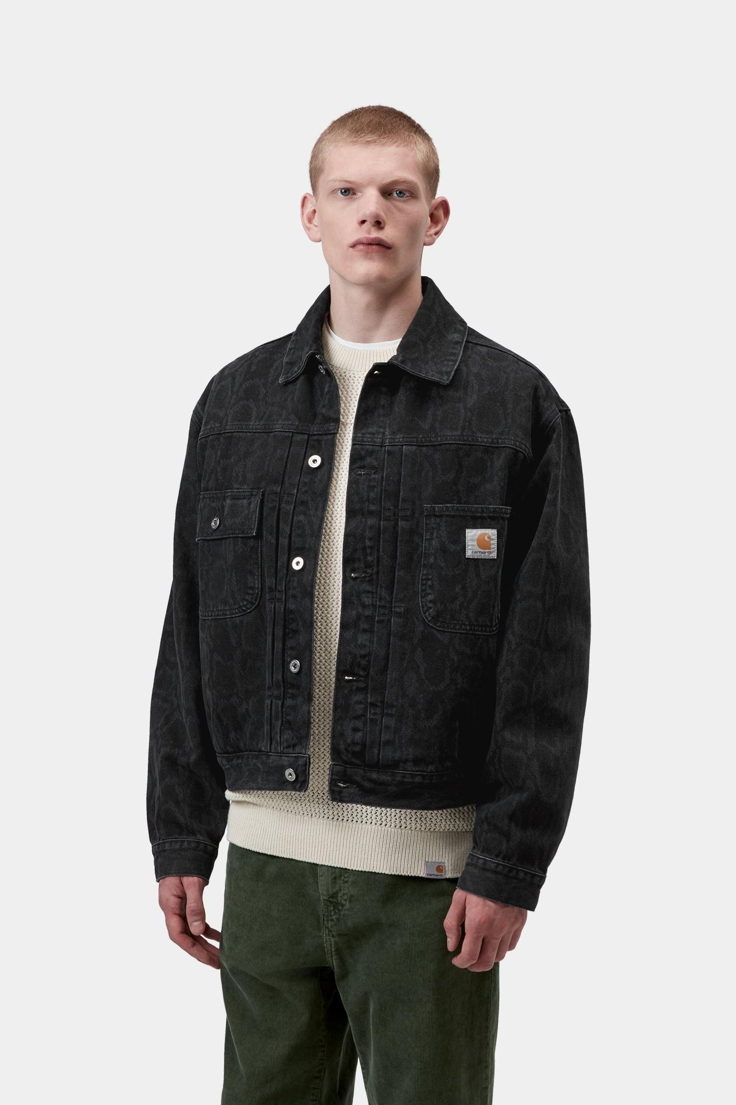 Belmar Jacket Black Snake Camo (Heavy Stone Wash)