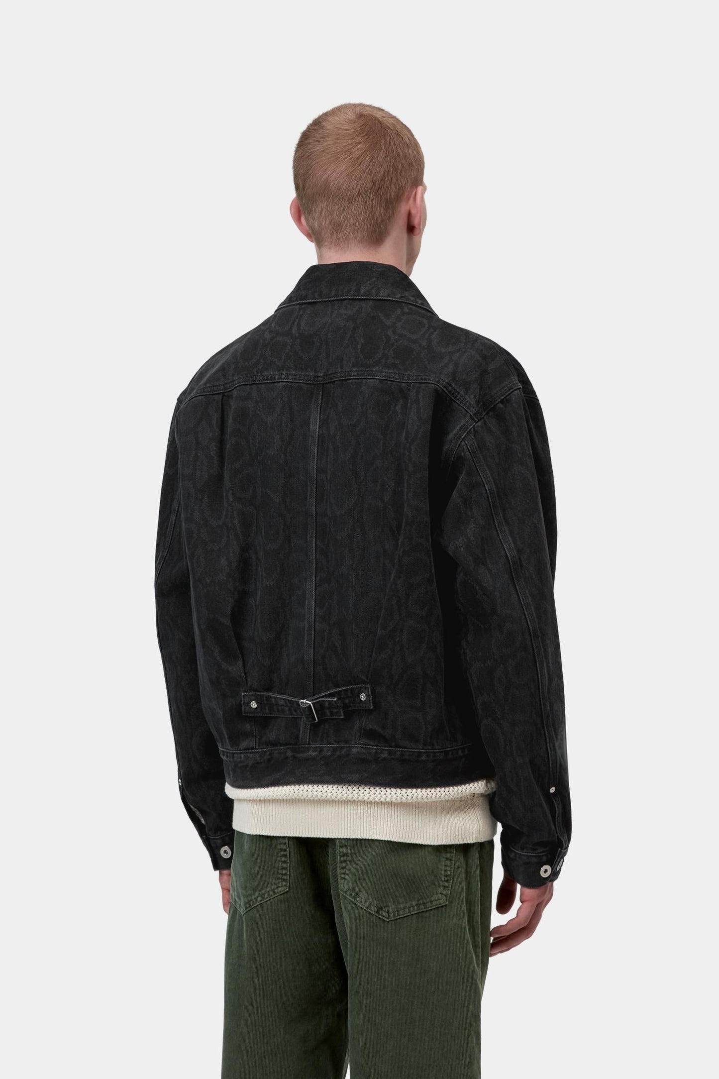 Belmar Jacket Black Snake Camo (Heavy Stone Wash)