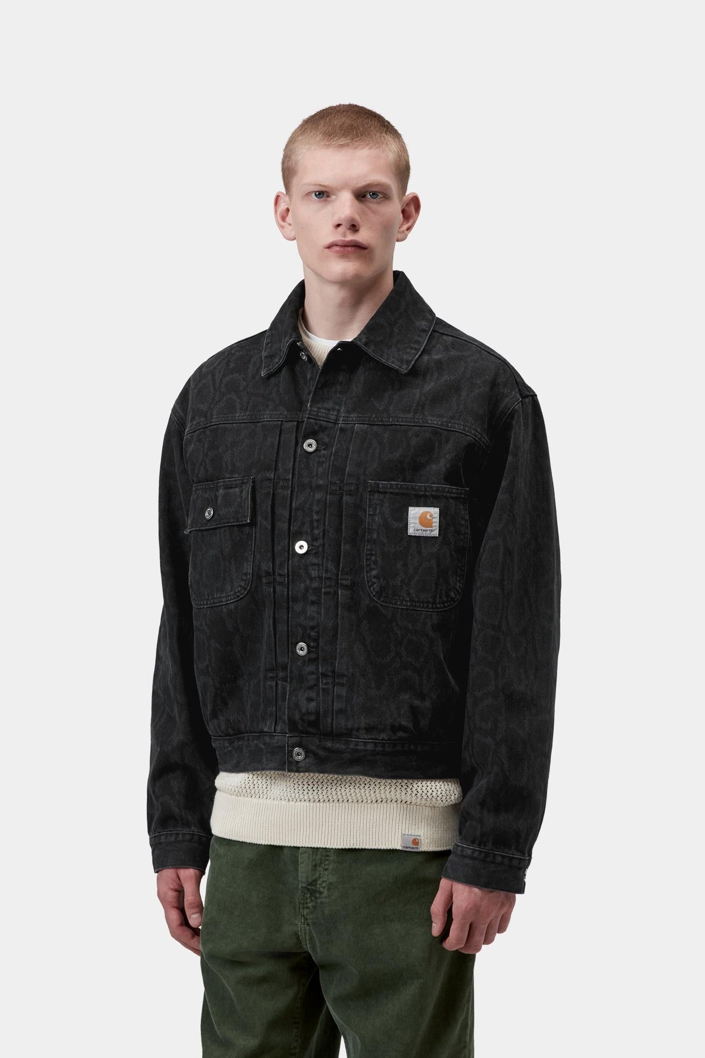 Belmar Jacket Black Snake Camo (Heavy Stone Wash)