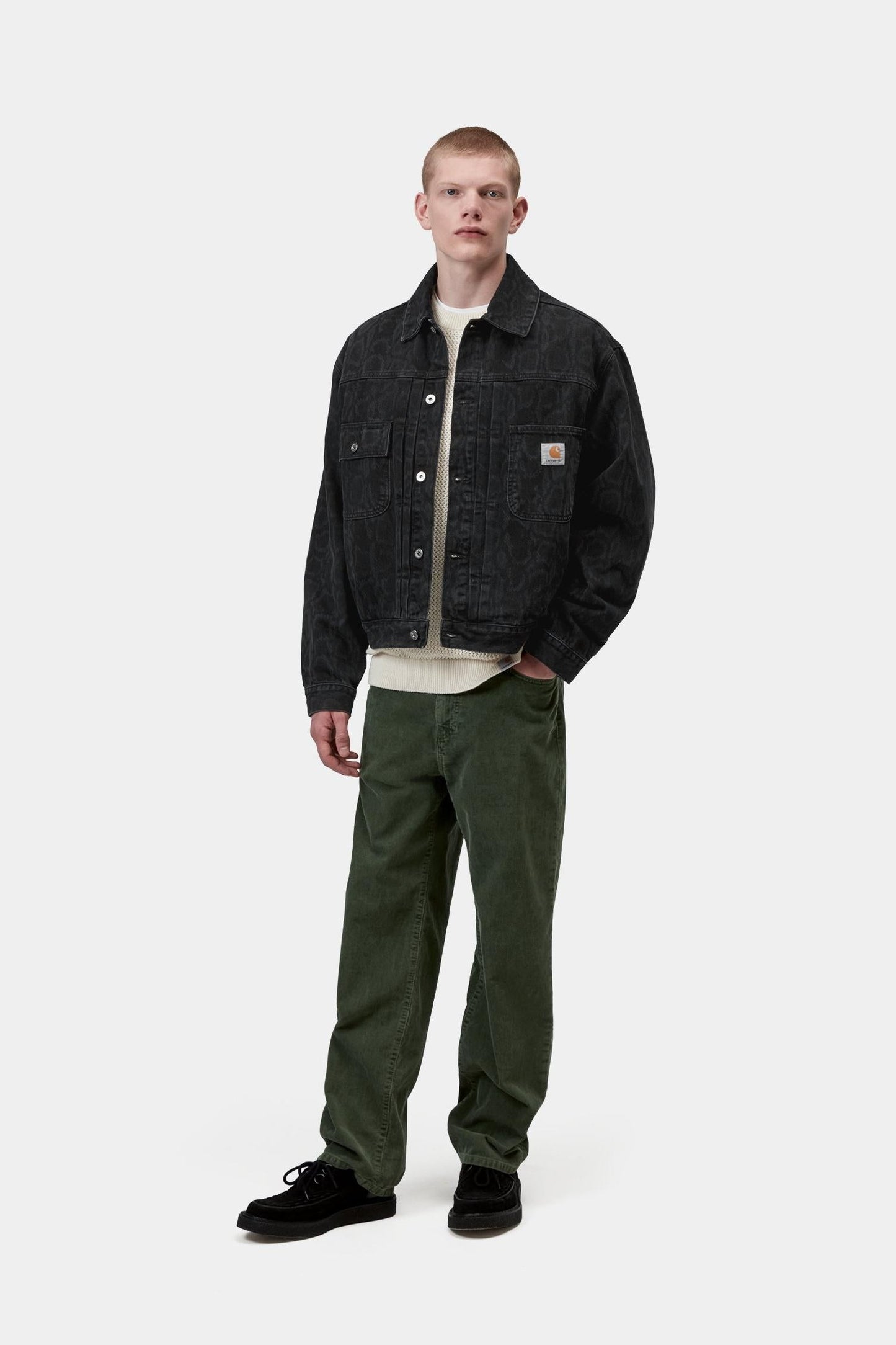 Belmar Jacket Black Snake Camo (Heavy Stone Wash)