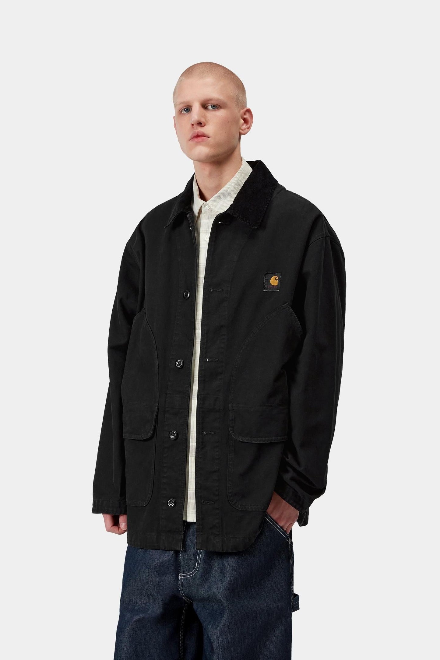 Prescott Coat Black / Black (Garment Dyed)