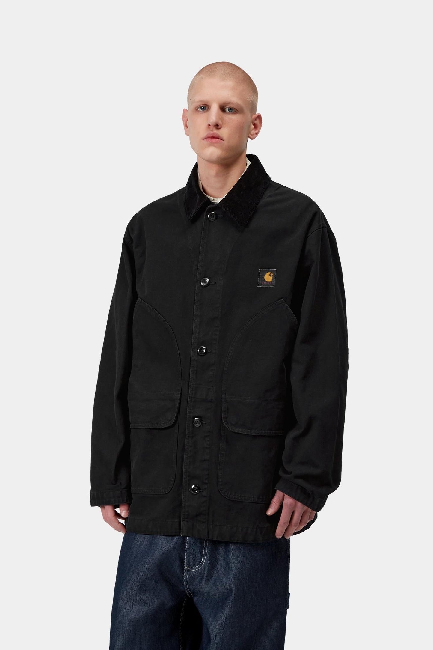 Prescott Coat Black / Black (Garment Dyed)