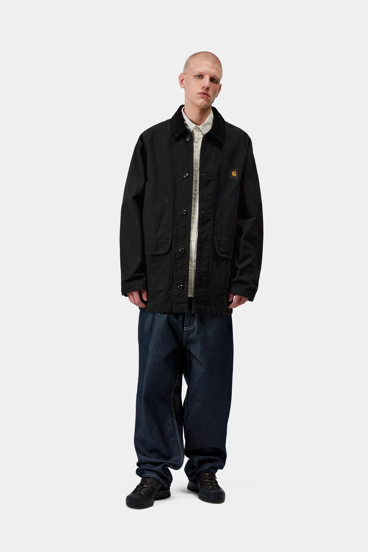 Prescott Coat Black / Black (Garment Dyed)
