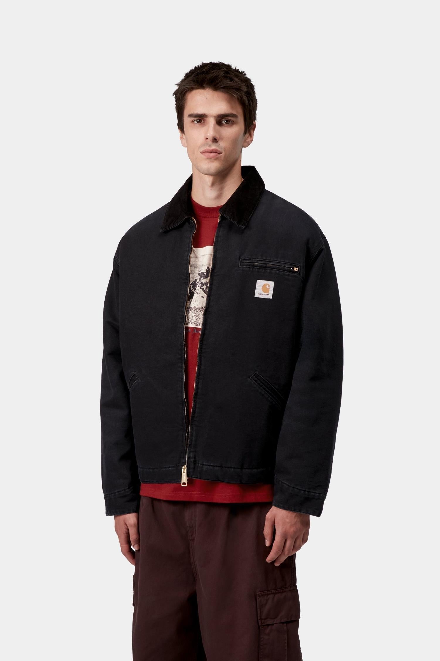 OG Detroit Jacket (Winter) Black / Black (Stone Canvas)