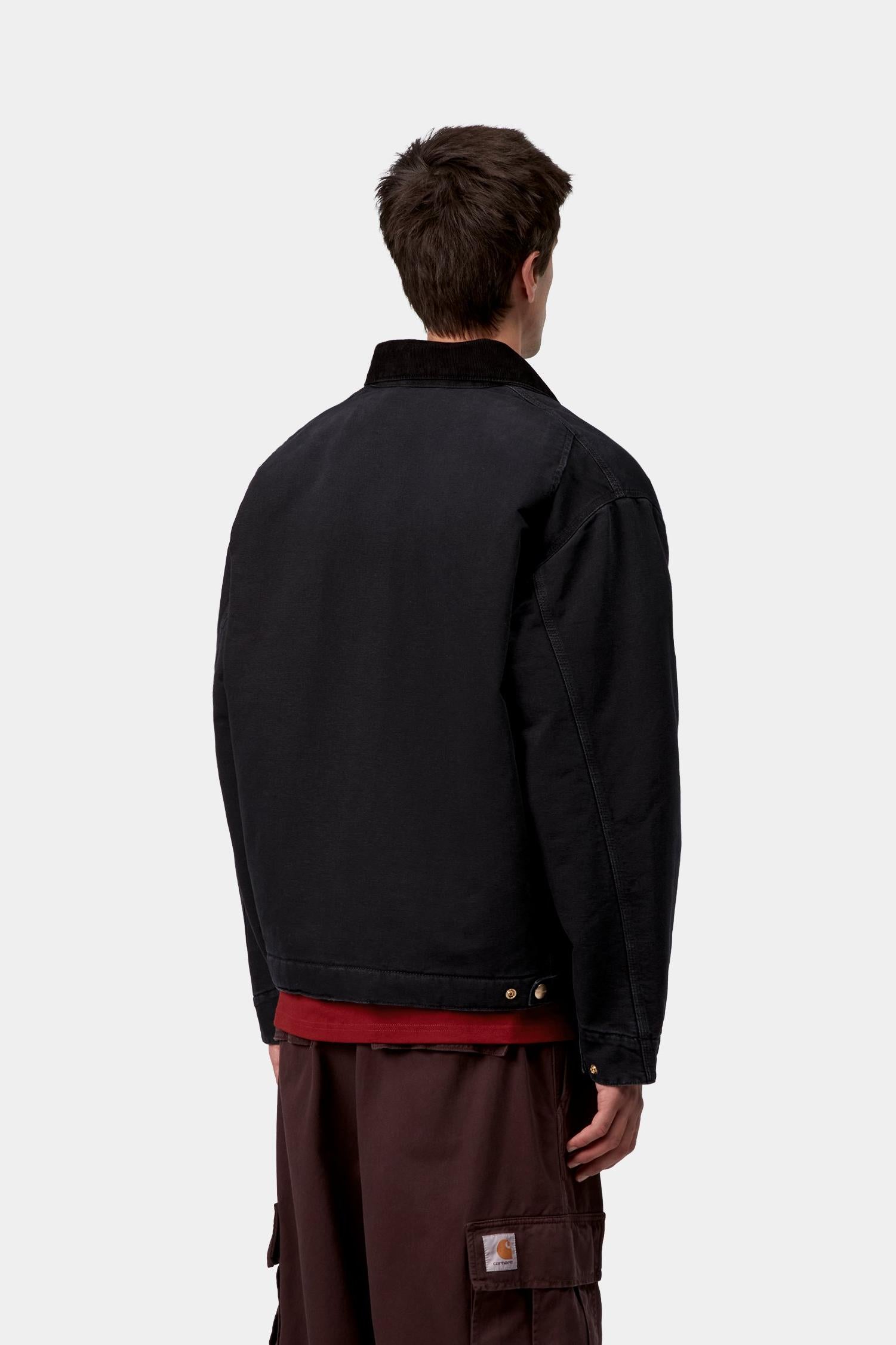 OG Detroit Jacket (Winter) Black / Black (Stone Canvas)