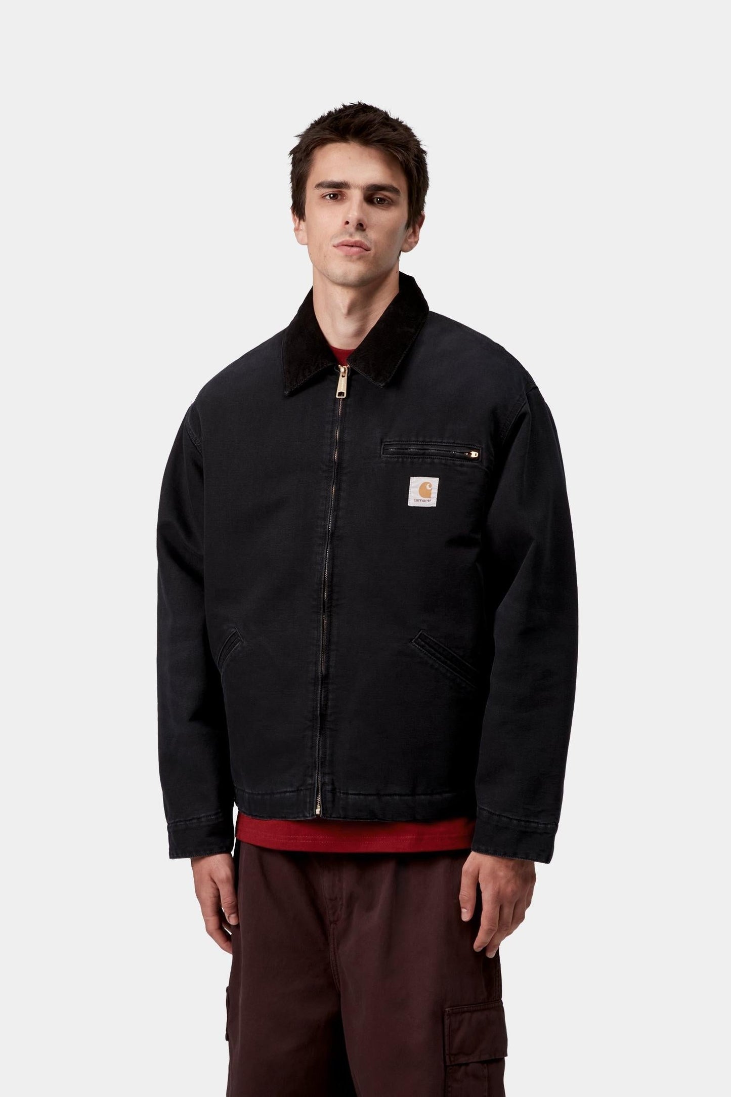 OG Detroit Jacket (Winter) Black / Black (Stone Canvas)