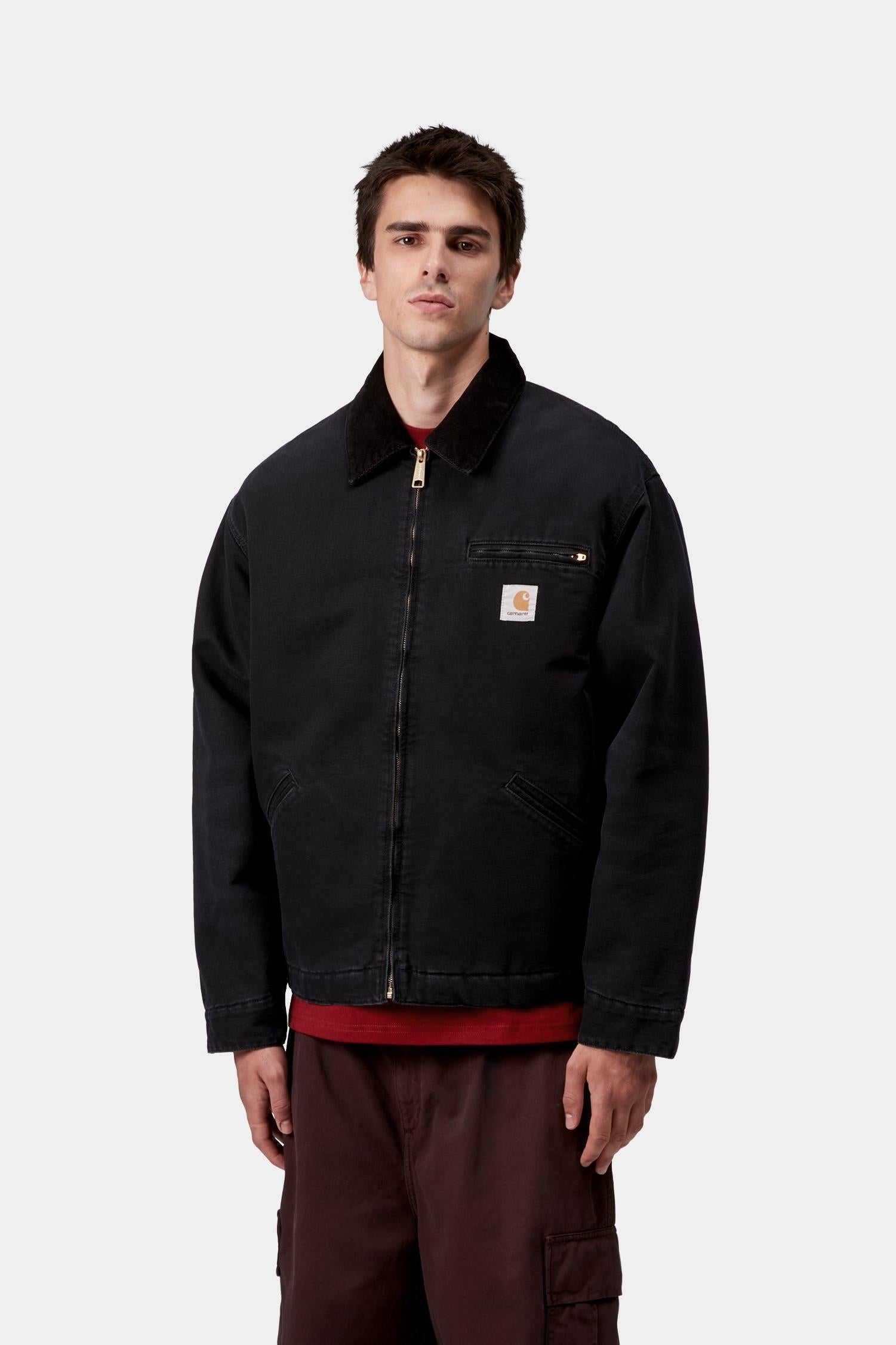 OG Detroit Jacket (Winter) Black / Black (Stone Canvas)