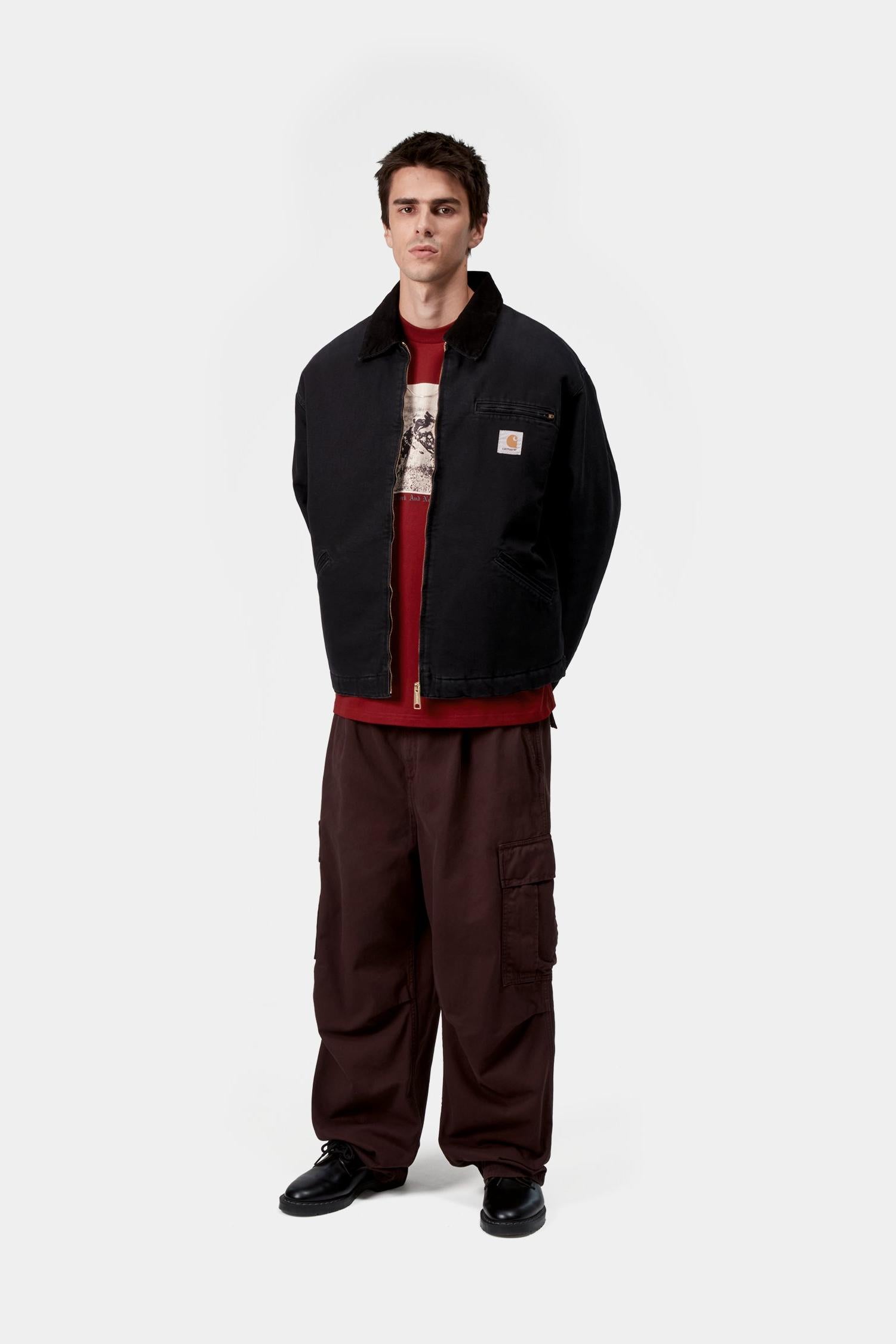 OG Detroit Jacket (Winter) Black / Black (Stone Canvas)