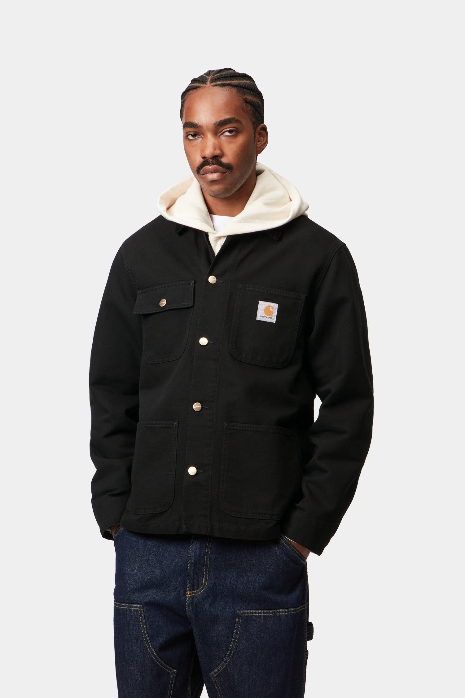 Michigan Chore Coat (Spring) Black (Rinsed)