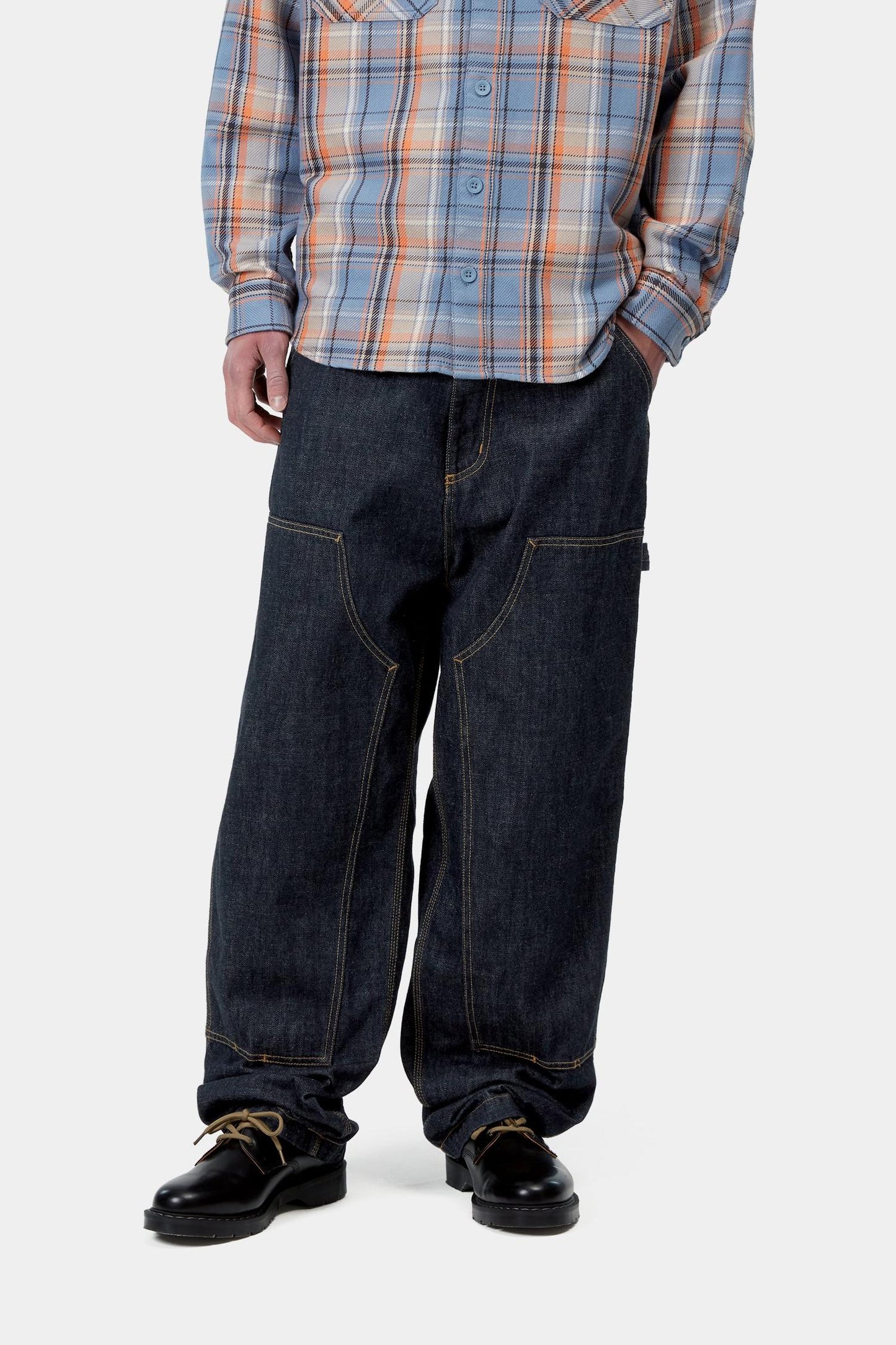 OG Double Knee Pant Blue (Rinsed)