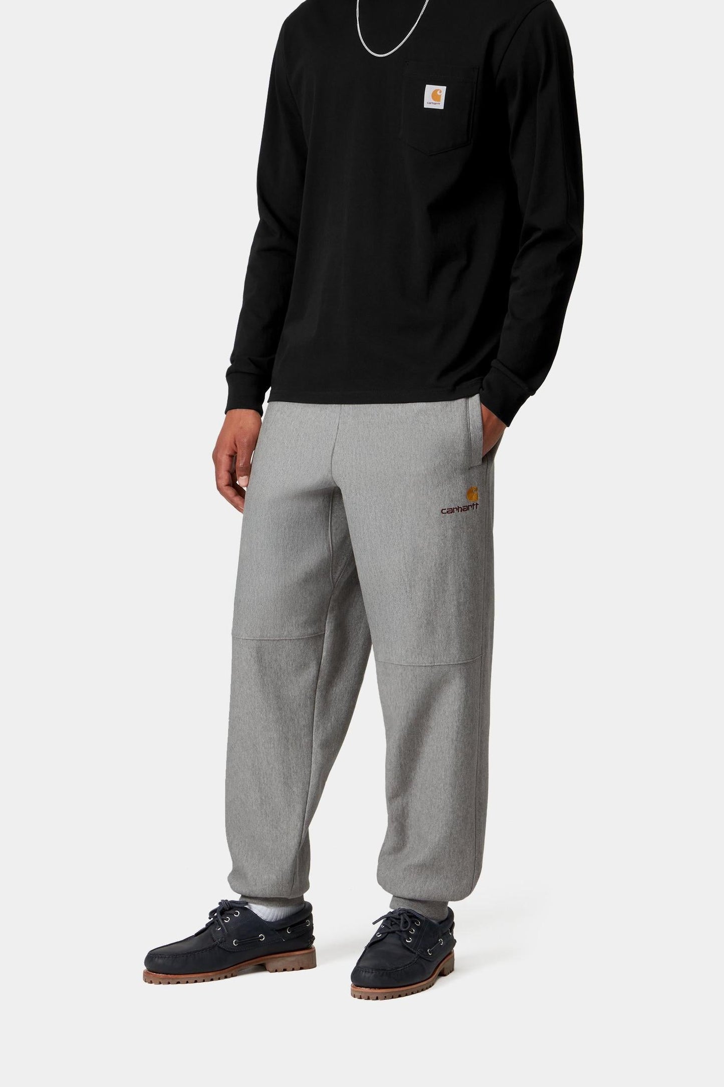 American Script Jogging Pant Grey Heather