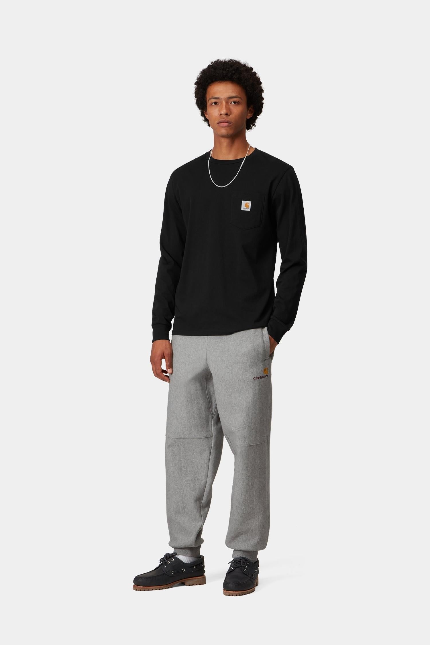 American Script Jogging Pant Grey Heather