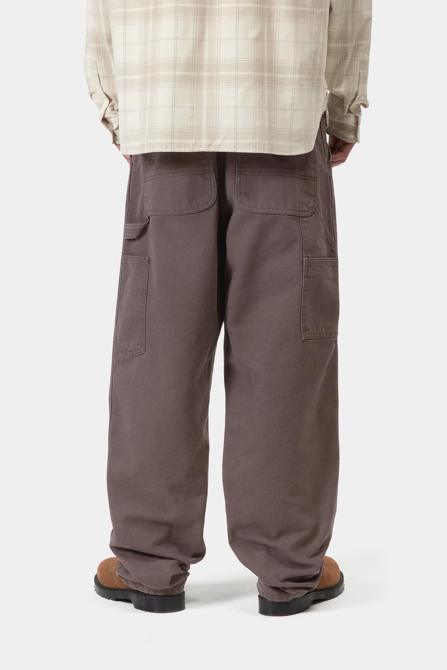 Single Knee Pant - Stone Canvas Shale